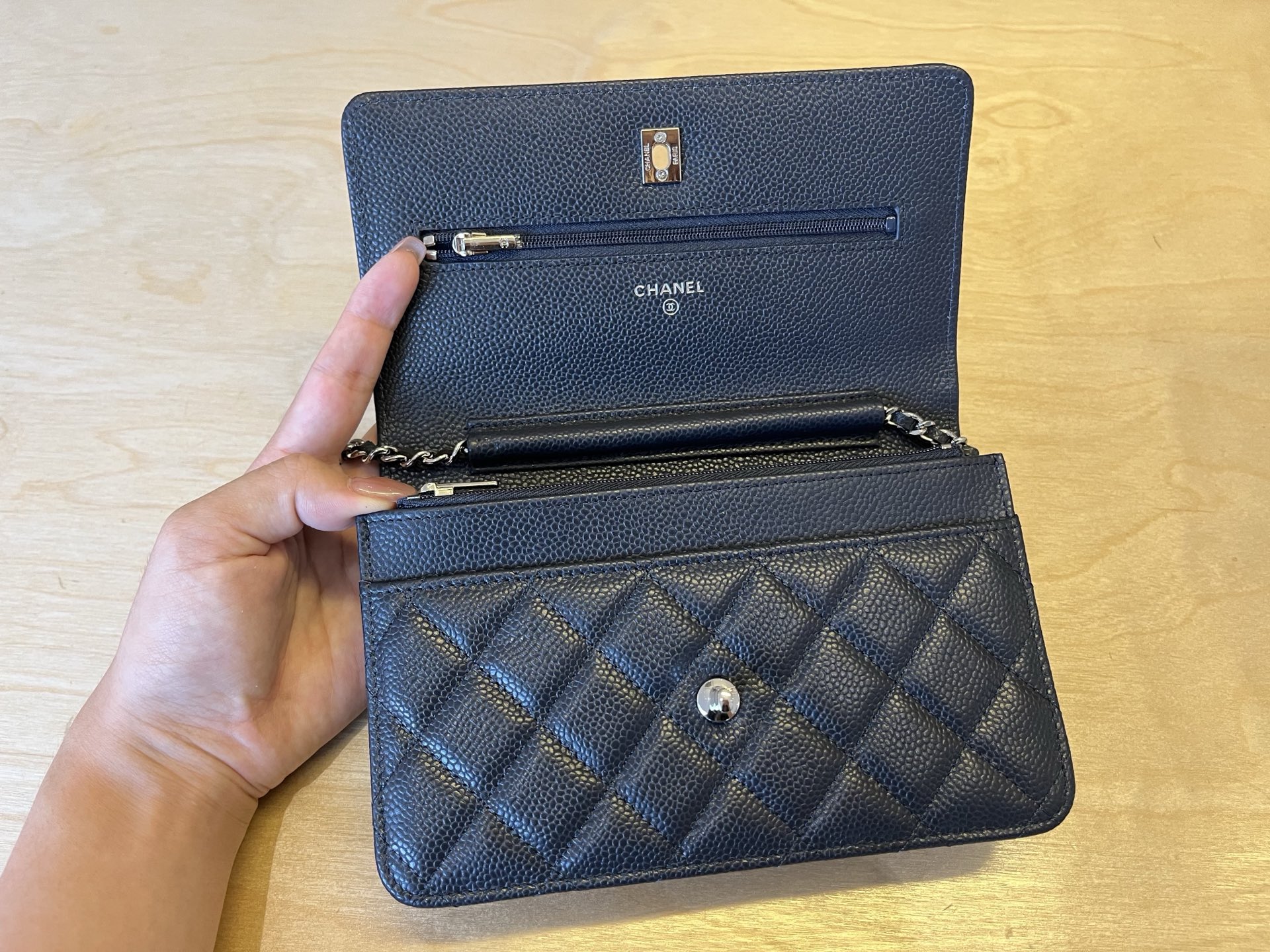 Chanel Wallet on Chain WOC Black Caviar Leather Crossbody Bag 7 i1750092063885 5852 0 5