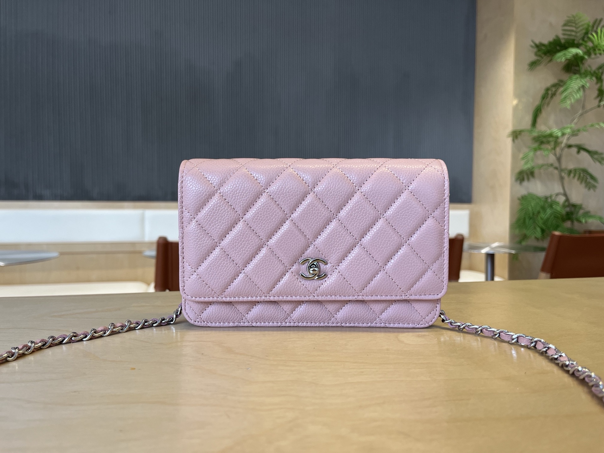 Chanel WOC Chain Wallet, Caviar Leather, Pink, 12 x 19.3 x 3.5 cm 2 i1750099393452 9125 0 0