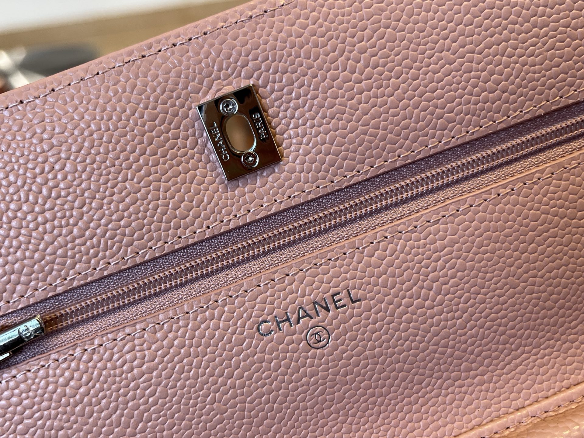 Chanel WOC Chain Wallet, Caviar Leather, Pink, 12 x 19.3 x 3.5 cm 8 i1750099393489 1246 0 6