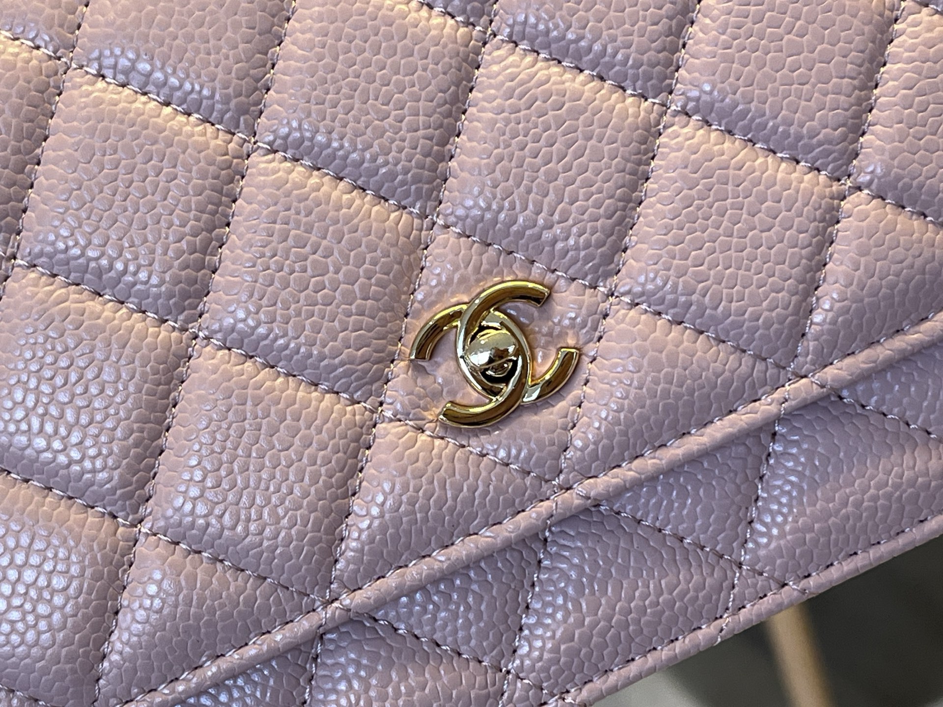 Chanel WOC Chain Wallet, Caviar Leather, Pink, Perfect for Daily Use 7 i1750099404172 5863 0 5