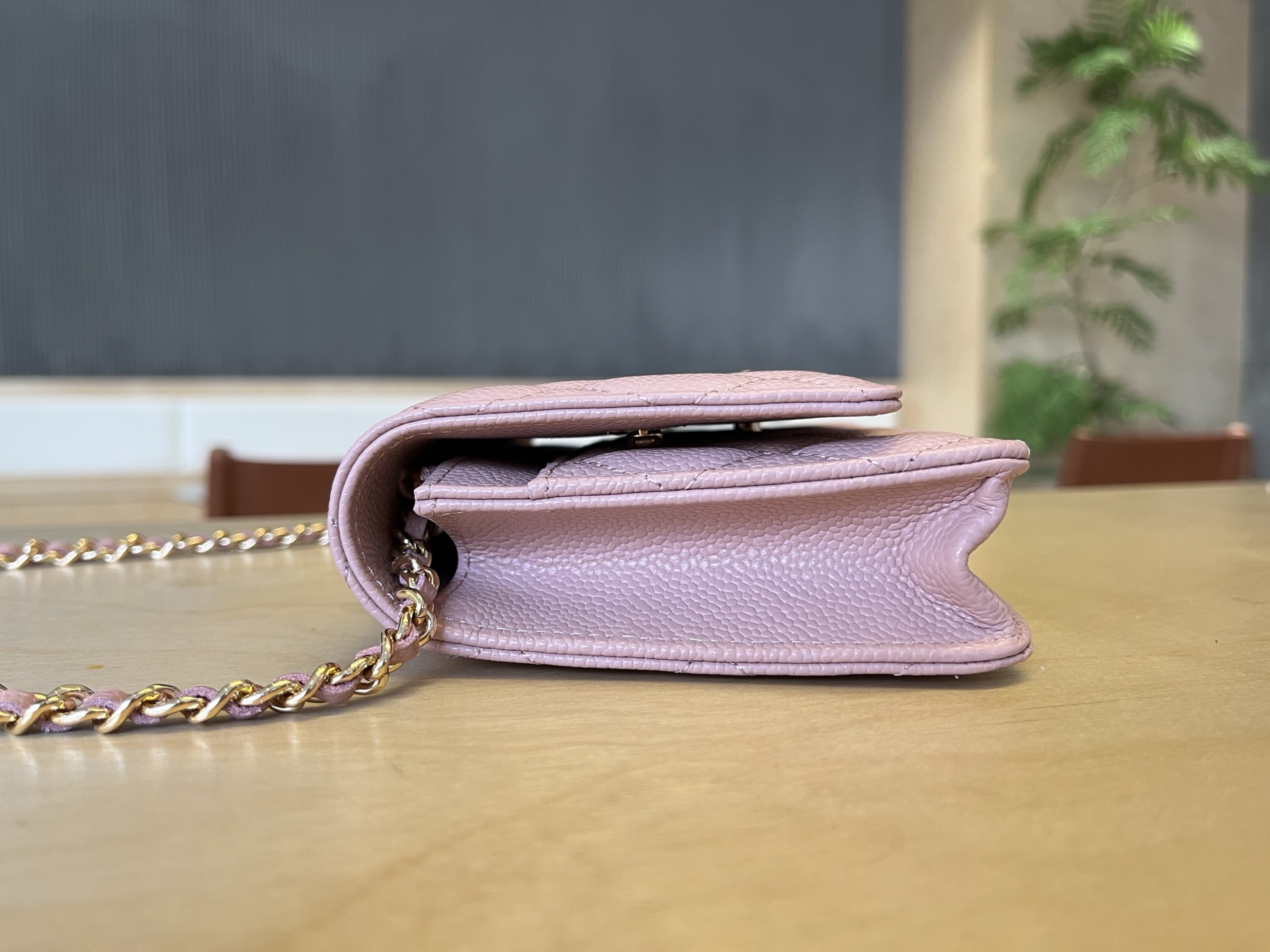 Chanel WOC Chain Wallet, Caviar Leather, Pink, Perfect for Daily Use 5 i1750099405621 5686 0 3