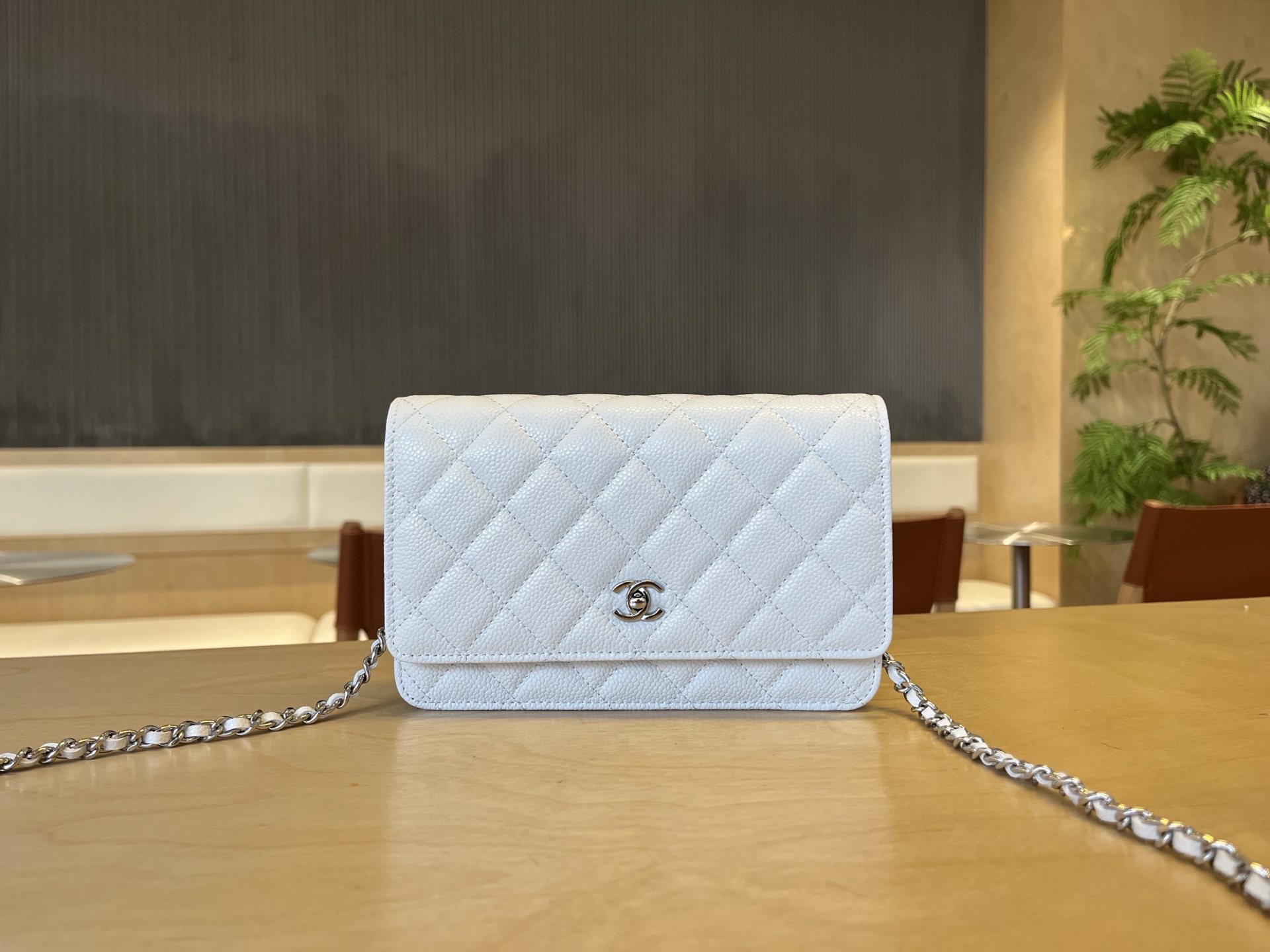 Chanel WOC Wallet on Chain Bag - White Caviar Leather, Silver Hardware 1 i1750099436846 6029 0 0