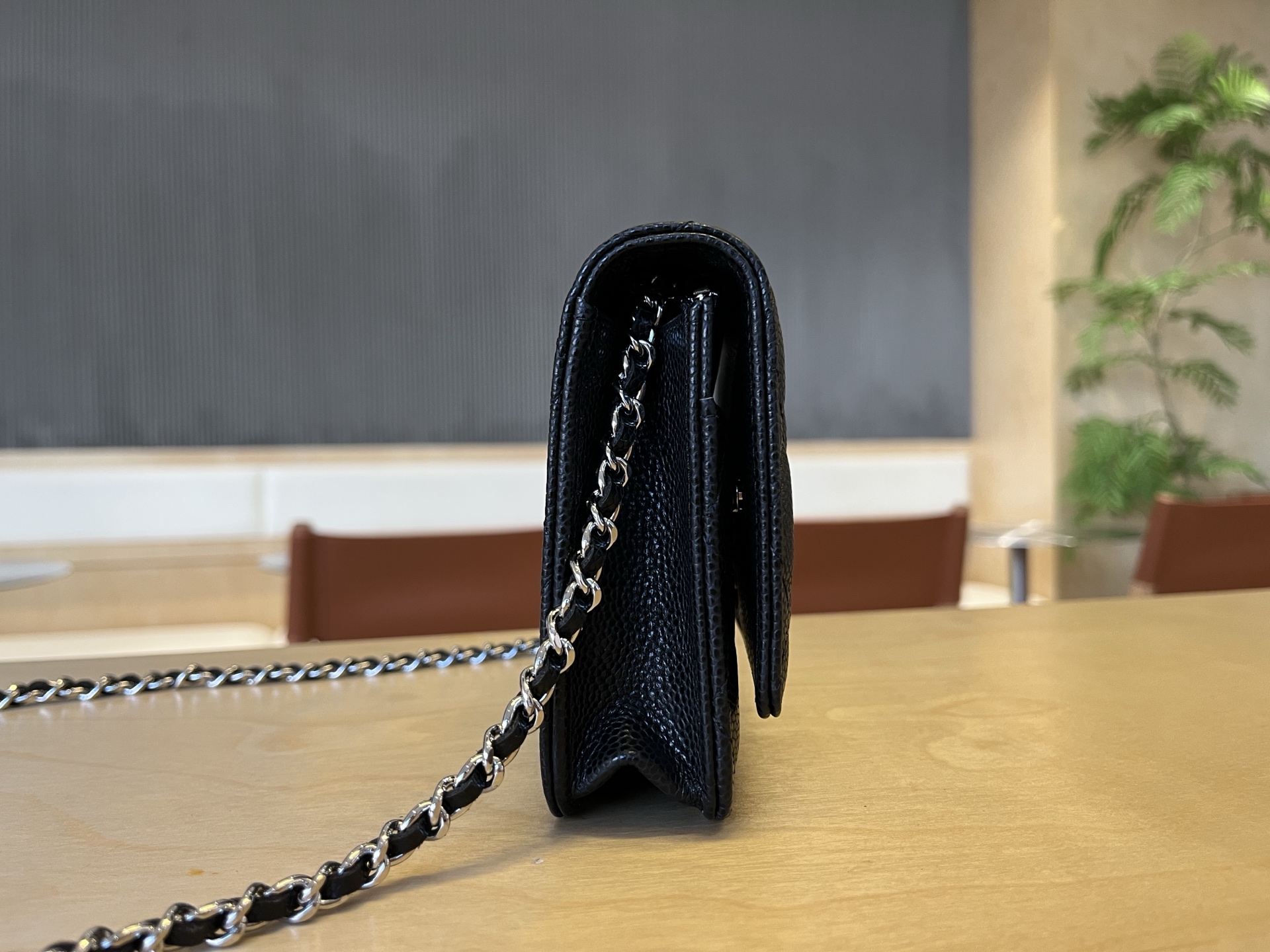 Chanel 25cm Black Caviar Leather WOC Chain Wallet - Classic & Elegant 4 i1750099493603 7333 0 3
