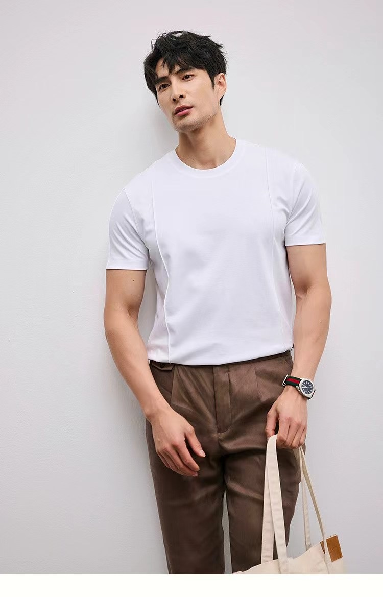 NO:133289,.【Jenia】 Fashionable and simple short-sleeved T-shirt is famous for its simple and delicate design and high-quality details, perfectly cut, and the latest British hanging dot and line technology after the label is more perfect, the materials are meticulous, suitable for any occasion, excellent feel, comfortable and breathable! It is the choice of men who focus on practicality and quality. The original quality is synchronized by the official website [strong]. The new model is available for sale immediately, and there are large products [handshake] 174 140 catties wearing L size, and you can wear up to 190 catties! M-3XL.,zegna,T-shirt,tees,t-shirt,alexander wang19860909.【 杰尼亚】 时尚简约 短袖T恤 简洁细腻的设计和高质细节而闻名,裁剪完美,后标最新英国吊点线技术,更加完美,用料一丝不苟,适合任何场合, 手感极佳 舒服又透气! 是注重实用和品质的男士的选择.原單品質 官網同步[强].新款上市 即转即卖 有大货[握手] 174 140斤穿L码 最大可以穿190斤！M-3XL.,,zegna,T-shirt,tees，t-shirt,alexander wang,Men's clothing