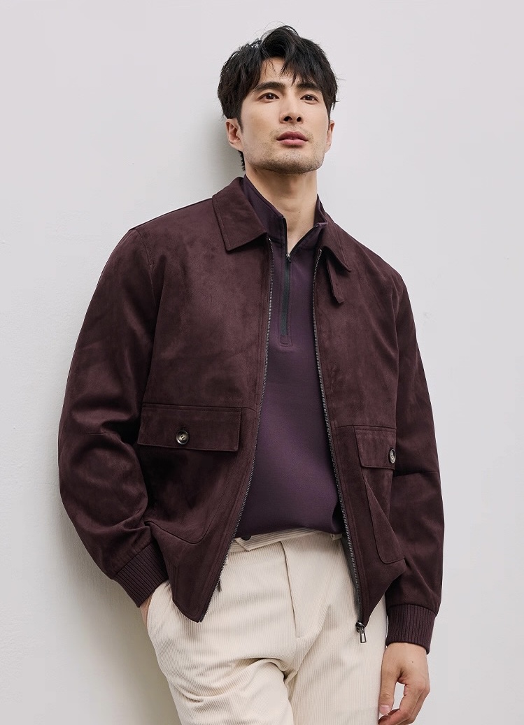 NO:599722,[LP] Simple in early autumn. Buckskin velvet jacket, windbreaker noble high-level order, high standard customization. The upper body is very stylish, classic and versatile. Customer-supplied hardware. Each piece has a unique logo. It can be matched with any winter fashion. A real top order. The version is also very good. The slim version is highly recommended. 175. Wear L at 140 pounds. The maximum wear is about 190 pounds. It is recommended to state your height and weight. M-3XL.,, loro  piana,jackets & coats,alexander wang19860909【 LP】早秋简约.鹿皮绒夹克 风衣贵族高级别要求订单 高标准定制　上身非常有型 经典百搭 客供五金 每颗都有独特logo 冬季任何时装都可以搭配　真正的顶级订单 版型上也是非常的好 修身版型 强烈推荐.175 140斤穿L 最大穿190斤左右 .建 议报身高体重配码 .M-3XL.,,loro piana,jackets & coats,alexander wang,Men's clothing