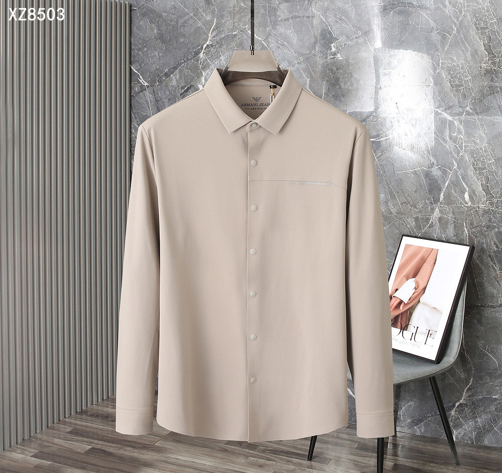 NO:711861,.[Armani] Stylish and simple early autumn shirt. It is famous for its simple and delicate design and high-quality details. It is perfectly cut and marked with the latest British hanging point thread technology. It is even more perfect. The materials are meticulous and suitable for any occasion. It feels excellent, comfortable and breathable! It is the choice of men who pay attention to practicality and quality. The quality of the original order is synchronized with the official website [strong]. The new model is on the market. It is sold immediately. There is a large stock [handshake] 174 140 pounds. Wear L The maximum weight is 200 pounds. M-4XL., armani, shirts,19860909.【 阿玛尼】 时尚简约 早秋衬衫 简洁细腻的设计和高质细节而闻名,裁剪完美,后标最新英国吊点线技术,更加完美,用料一丝不苟,适合任何场合, 手感极佳 舒服又透气! 是注重实用和品质的男士的选择.原單品質 官網同步[强].新款上市 即转即卖 有大货[握手] 174 140斤 穿L 最大穿200斤.M-4XL.,,armani,shirts,,Men's clothing