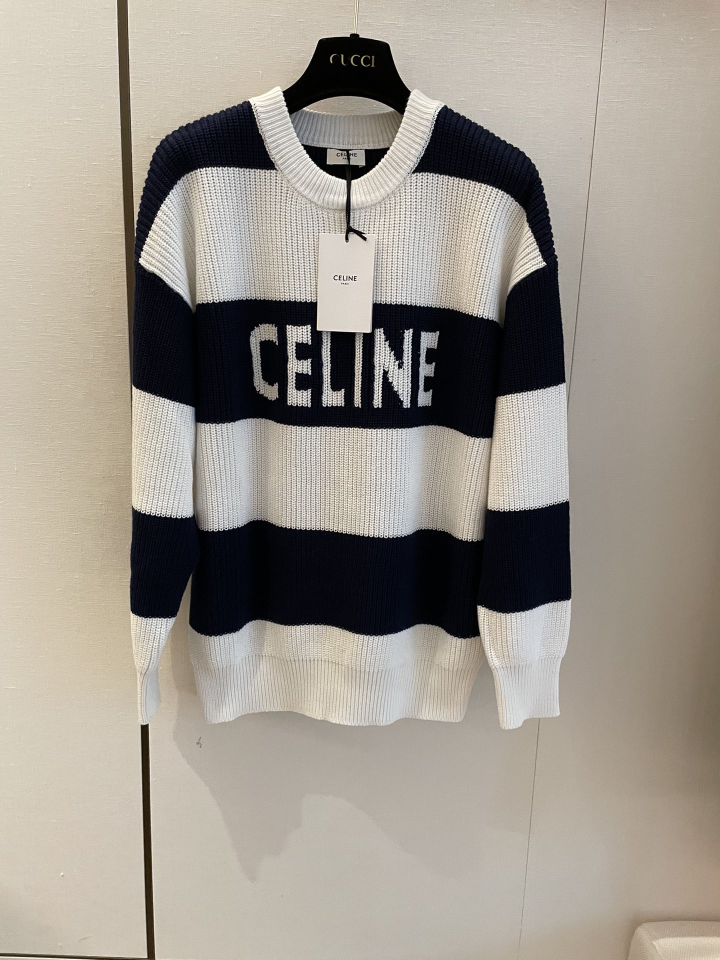 Celine Fake
 Clothing Sweatshirts Black White