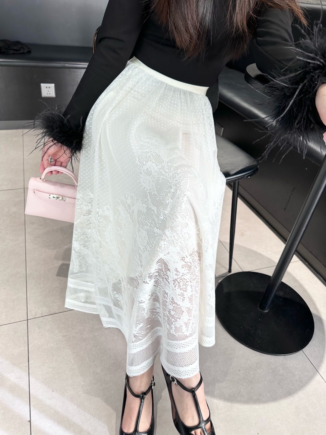 NO:319928,Real photo of model upper body, alexander wang19860909实拍模特上身图,,alexander wang,Women's clothing