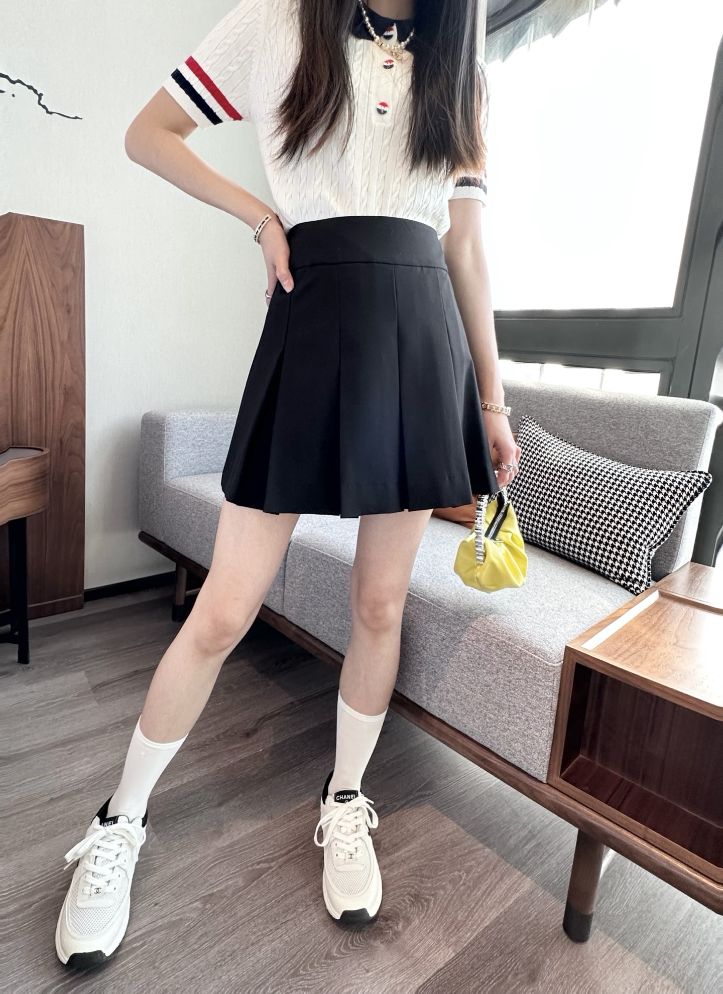 NO:319029,Black model upper body picture, alexander wang19860909黑色模特上身图,,alexander wang,Women's clothing