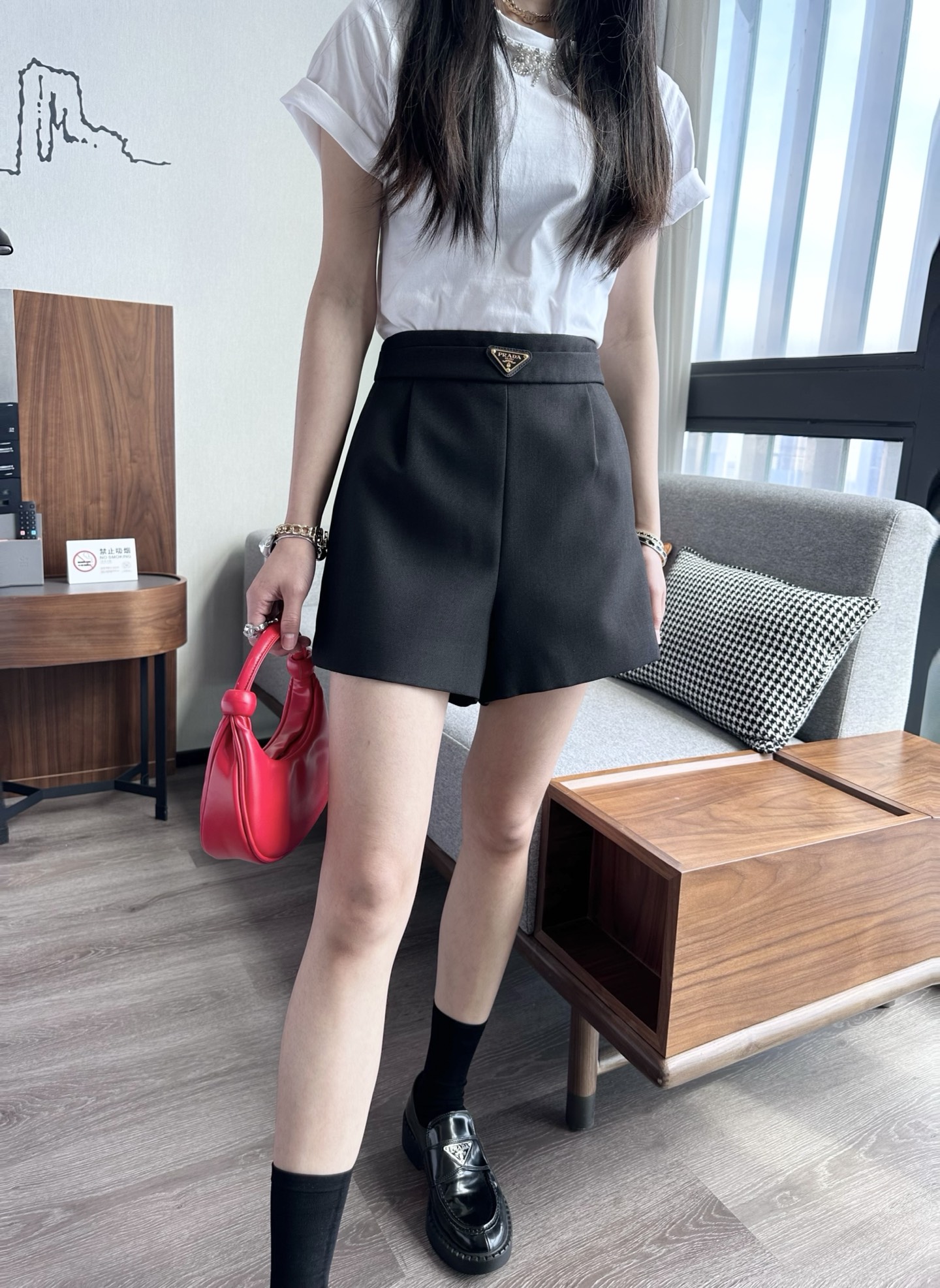 NO:319932,Black model upper body picture, alexander wang19860909黑色模特上身图,,alexander wang,Women's clothing