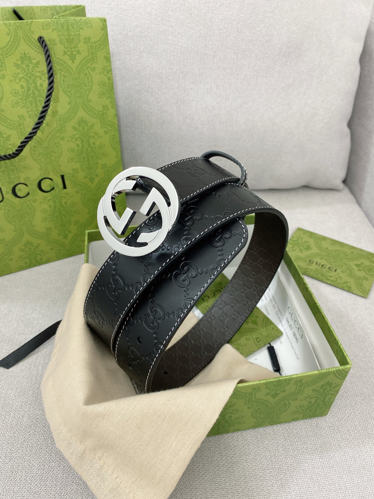 Original Gucci overseas counter latest style synchronized update, imported original factory top-layer cowhide, latest d…