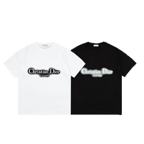 Dior 2025SS Printed Logo T-Shirt, Unisex Cotton Tee with Classic Design 1 Dior 2025SS Printed Logo T-Shirt, Unisex Cotton Tee with Classic Design