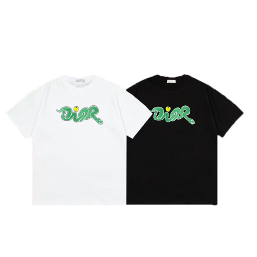 Dior 2025SS Printed Letter Snake Year Limited Edition Short-Sleeved T-Shirt 1 Dior 2025SS Printed Letter Snake Year Limited Edition Short-Sleeved T-Shirt