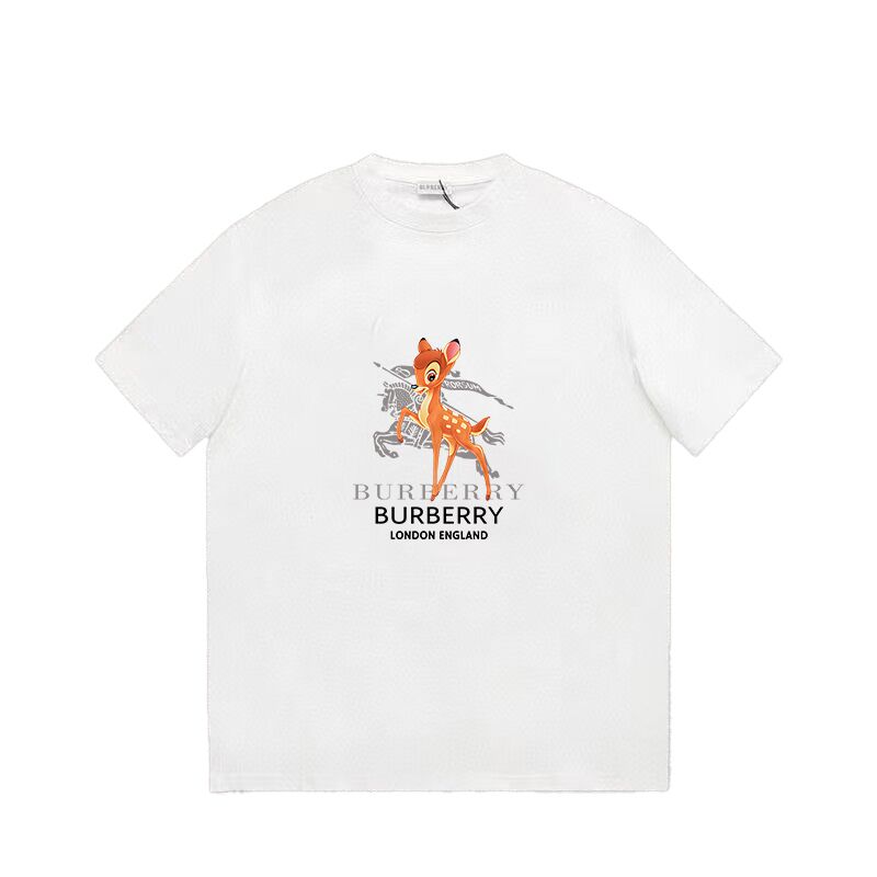 Burberry Deer Print Crew Neck Short Sleeve T-Shirt Unisex 2 a1740462182257 0123