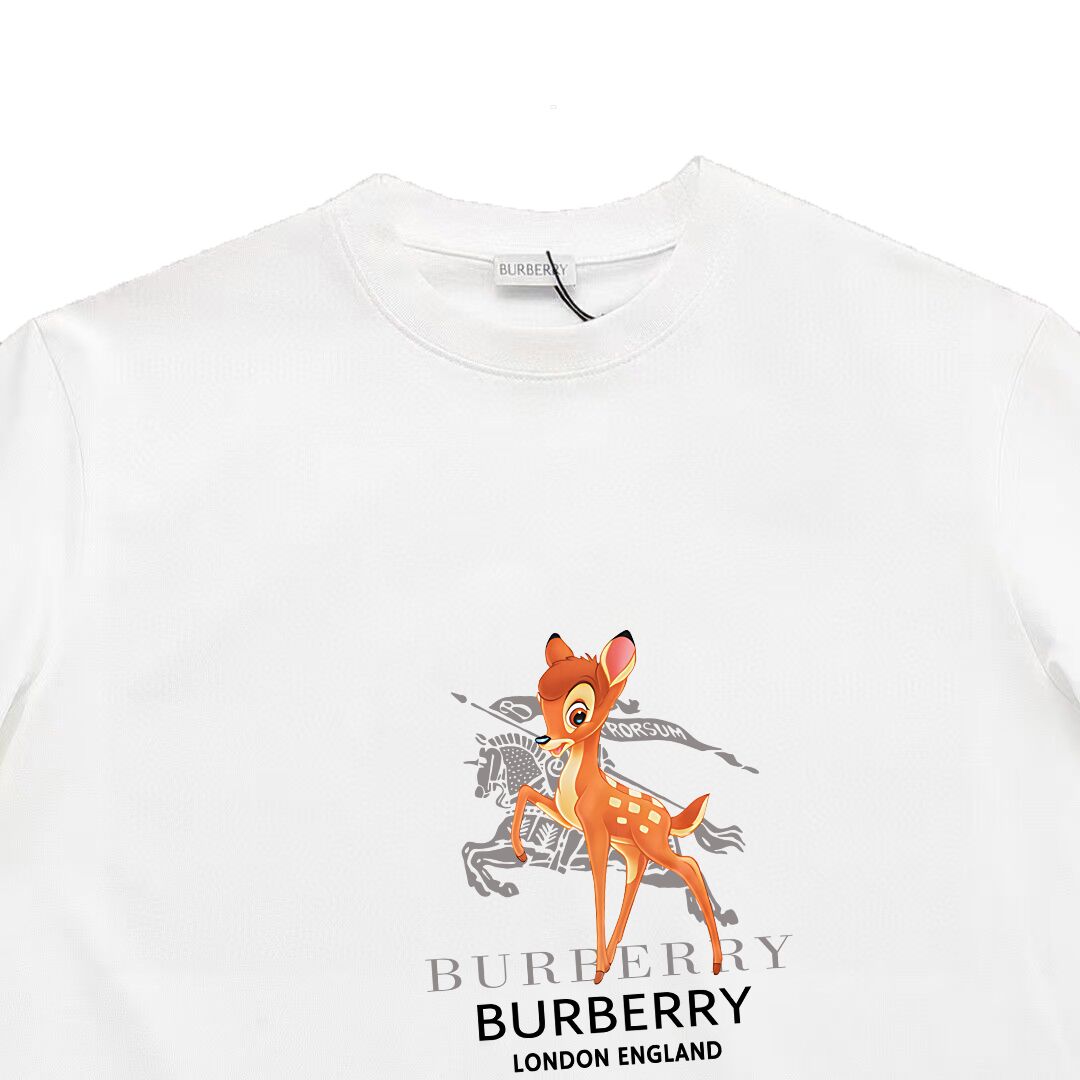 Burberry Deer Print Crew Neck Short Sleeve T-Shirt Unisex 5 a1740462182277 3623