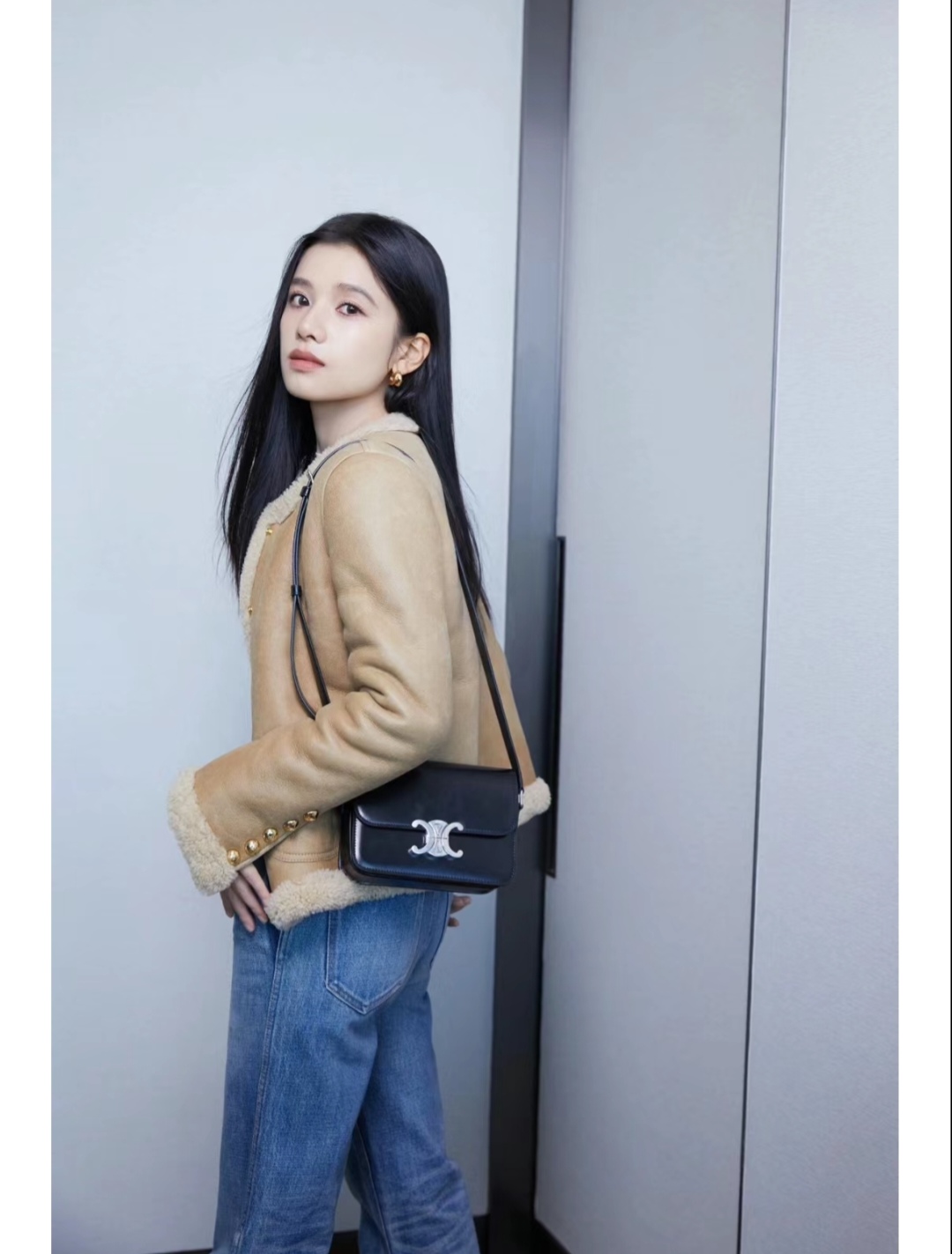 Celine Black and silver Arc de Triomphe ~Officially on sale 188423 small