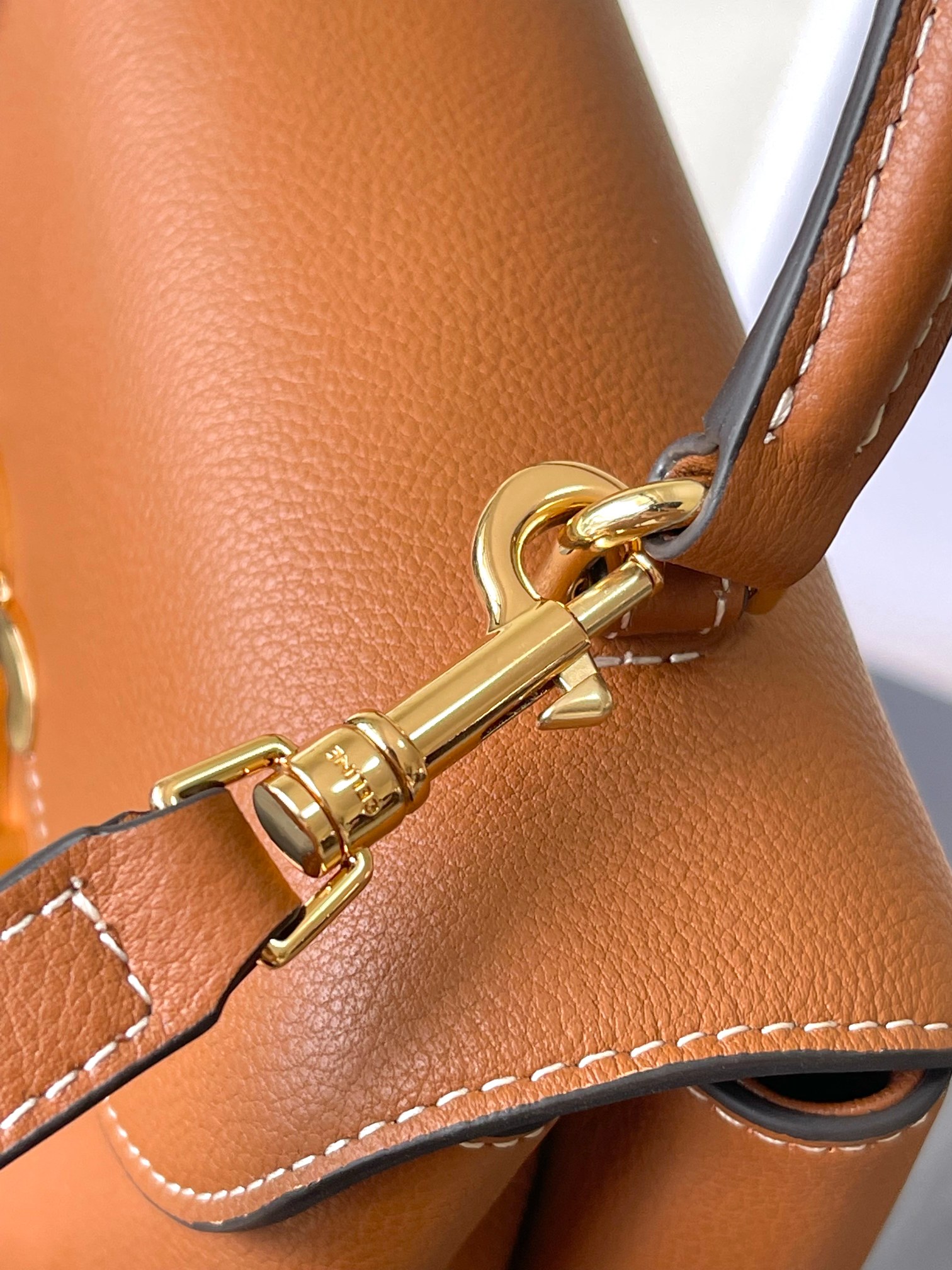Celine Teen Nino Handbag: Soft Calfskin Leather, Triomphe Closure, Crossbody Bag 7 a1755079880162 2538