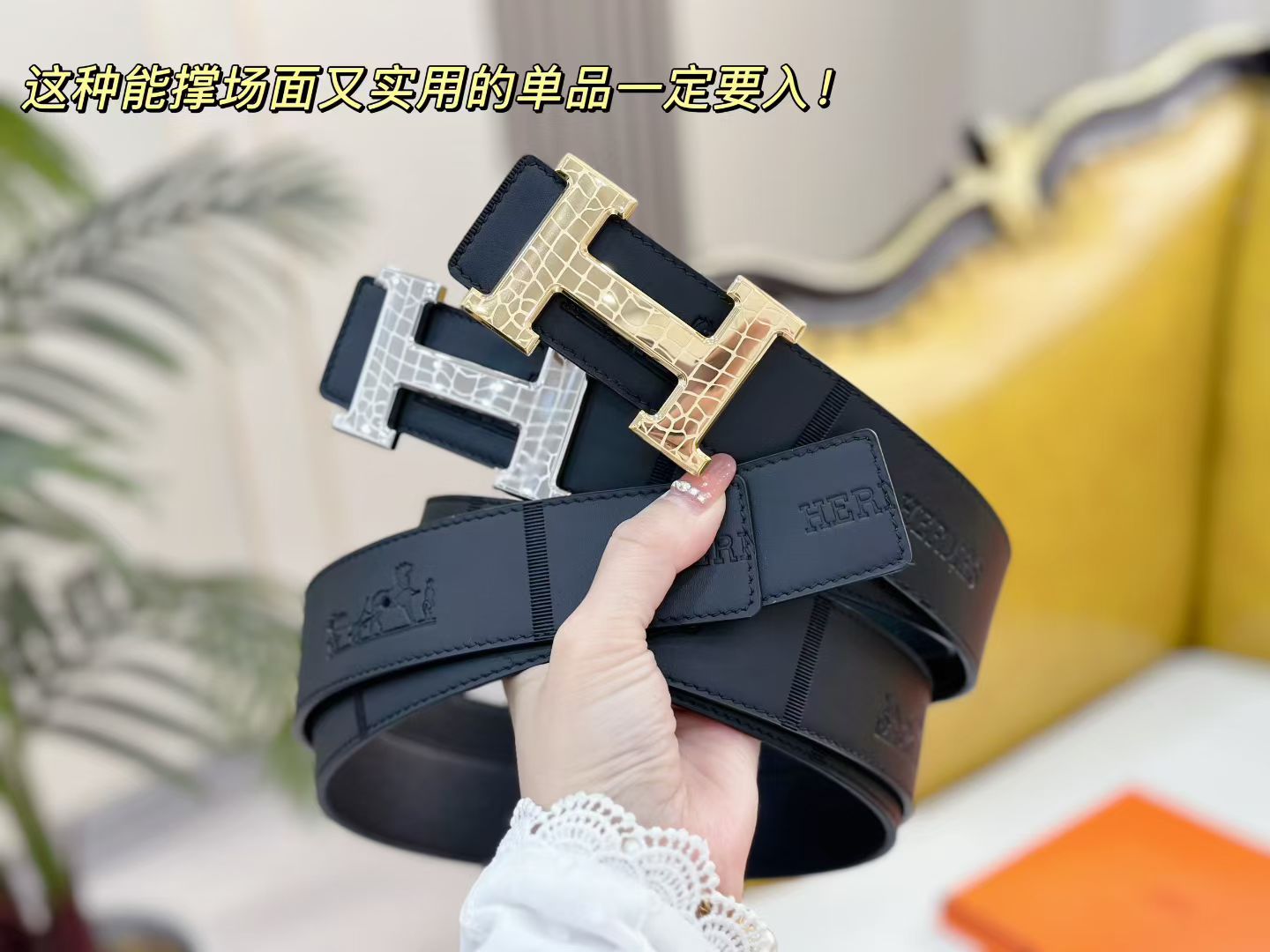 Hermes Black 38mm everyday