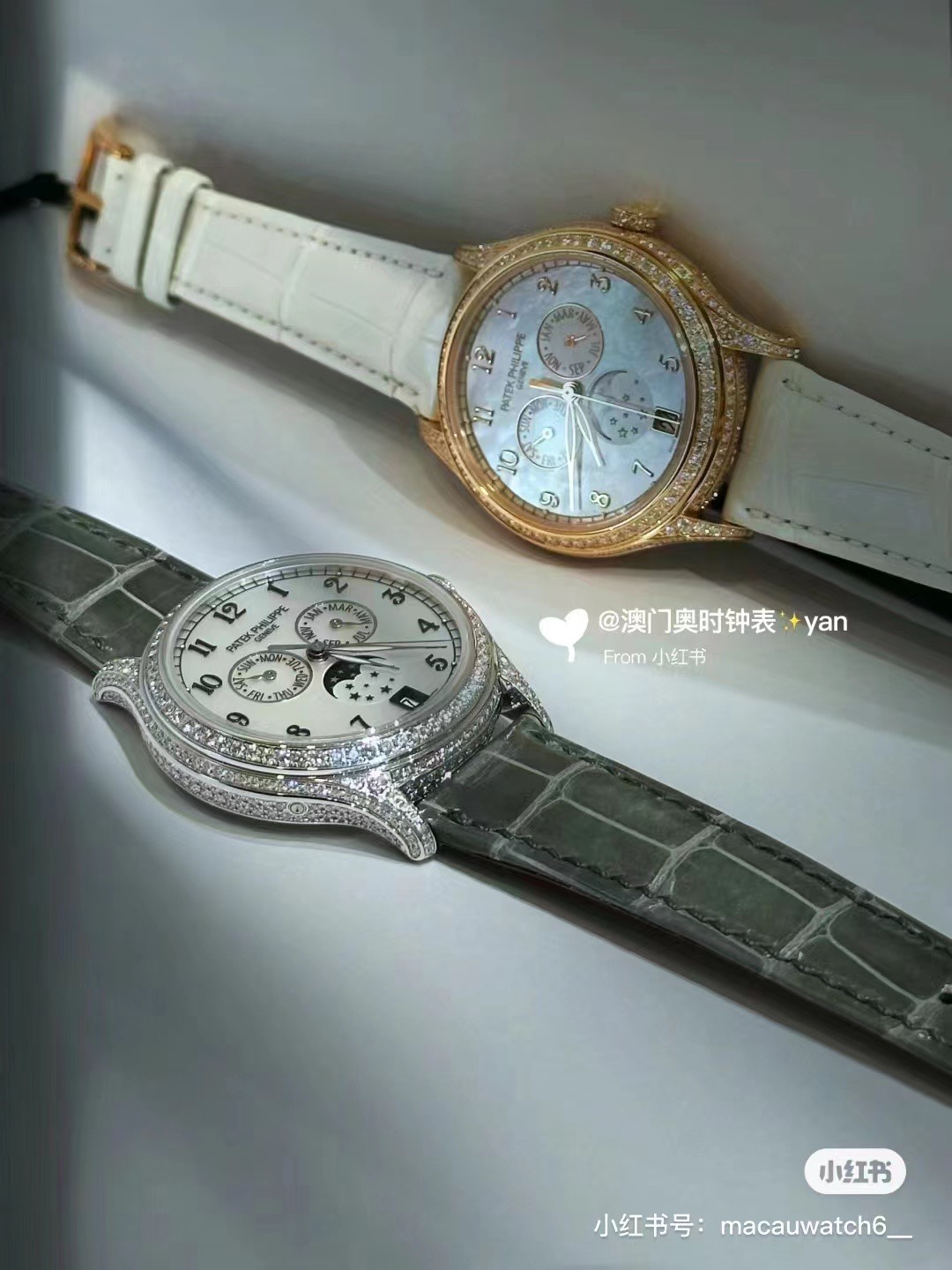 NO:143978,The hottest version of Xiaohongshu, the most beautiful female calendar watch, the existence of the ceiling, a creation that took three years, restored the proportional size and movement function of 