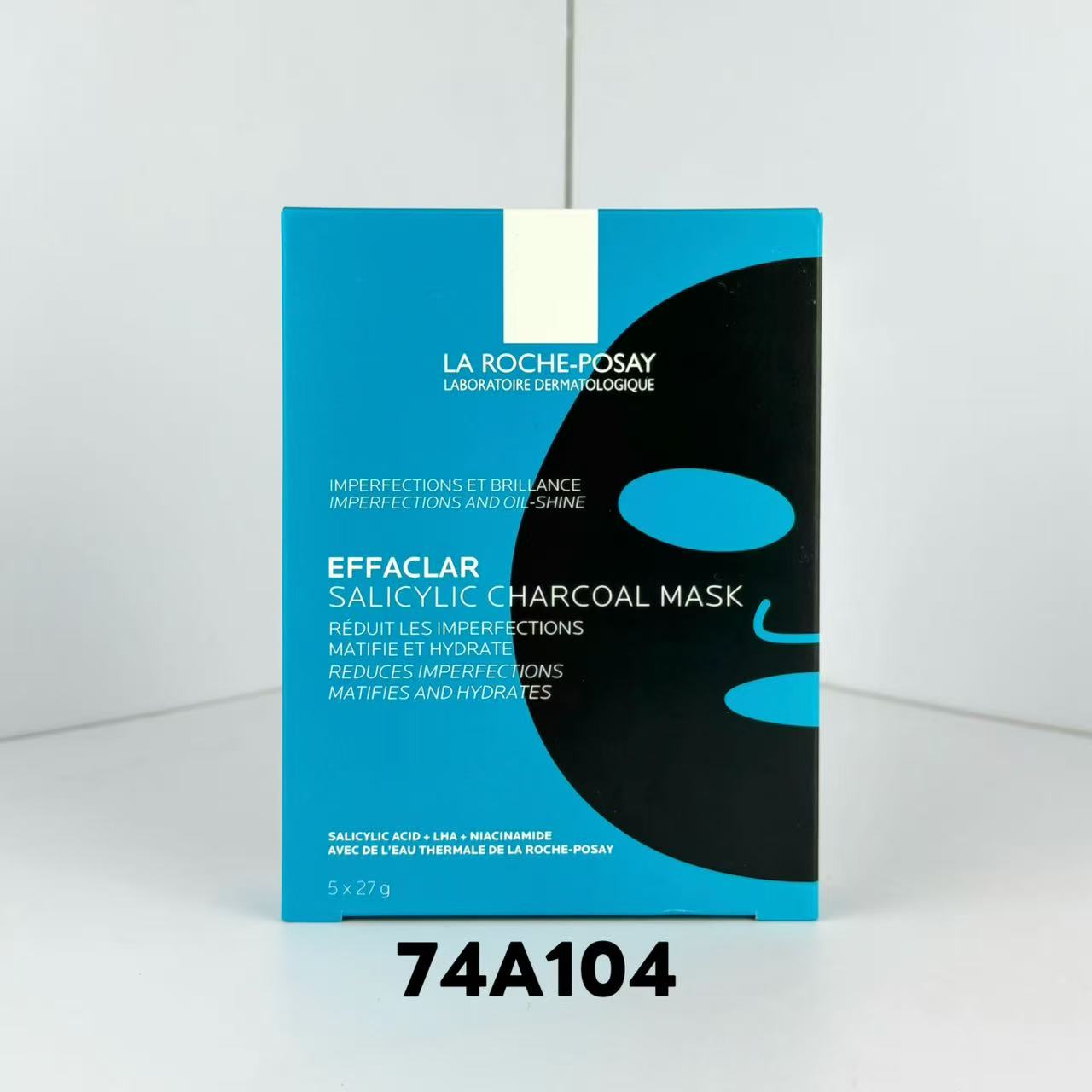 20! (Order note: La Roche-Posay Carbon Black Mask 5 sheets) ✍️ La Roche-Posay EFFACLAR Salicylic Acid Carbon Black Mask…