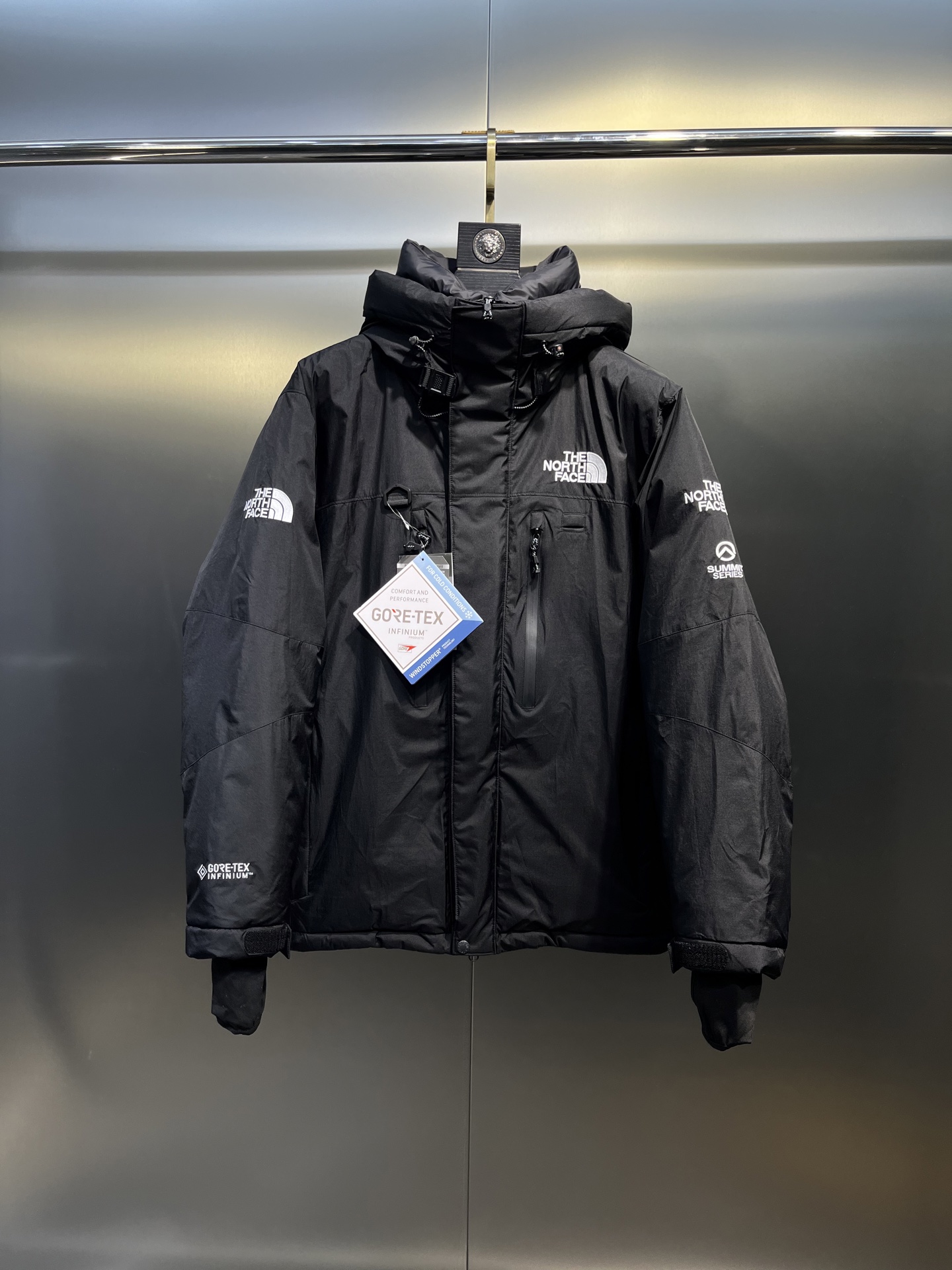 The North Face RETROHIMALAYAN 日版 防水14D尼龙 连帽羽绒服 登山系