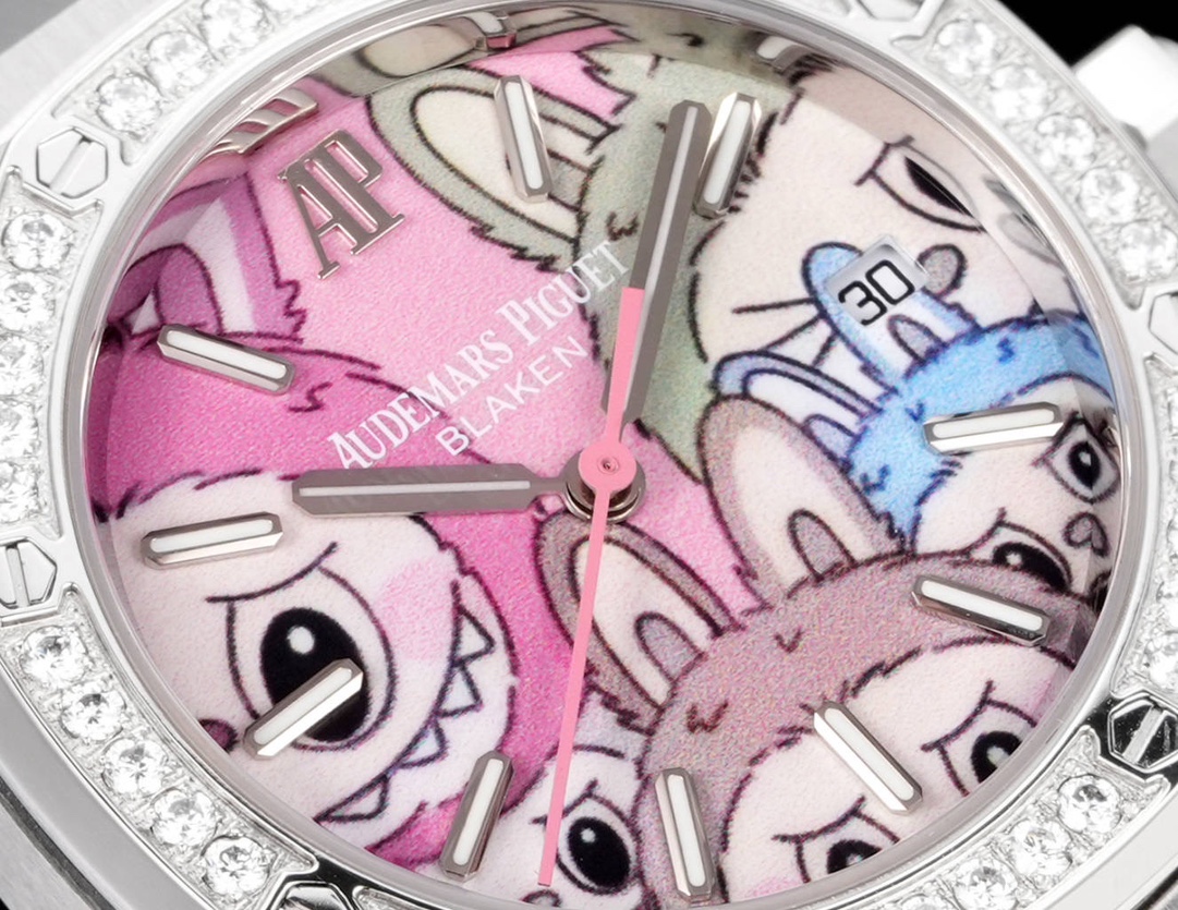 “Aperture 4025 Drill & 50.OMF Limited Edition Watch: Steel, Sapphire Crystal, Rose Gold, Fluorescent Stereometers” - 图片 4