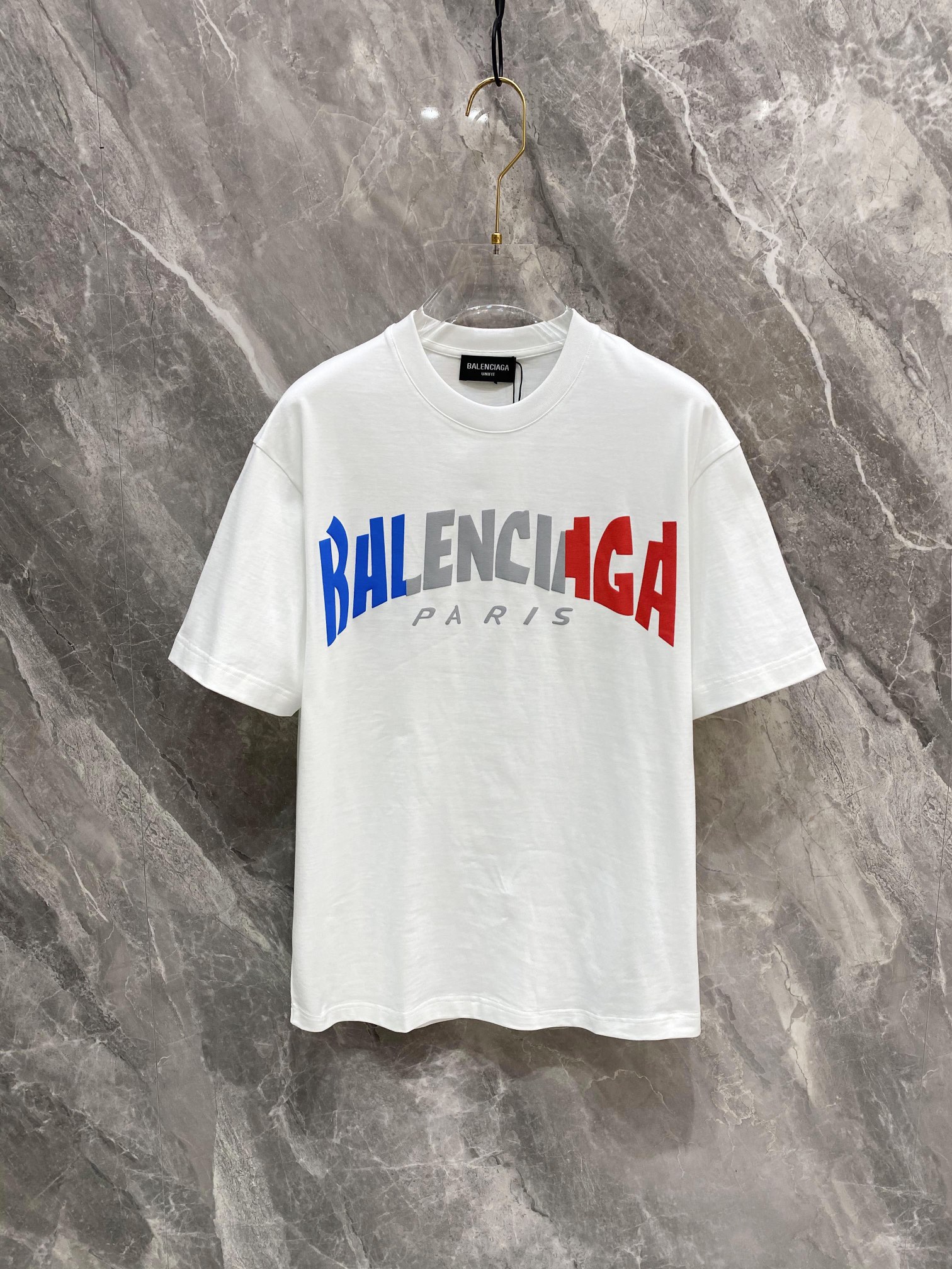 Replica di qualità AAAA
 Balenciaga Abbigliamento T-Shirt Falso lusso
 Unisex Maniche corte