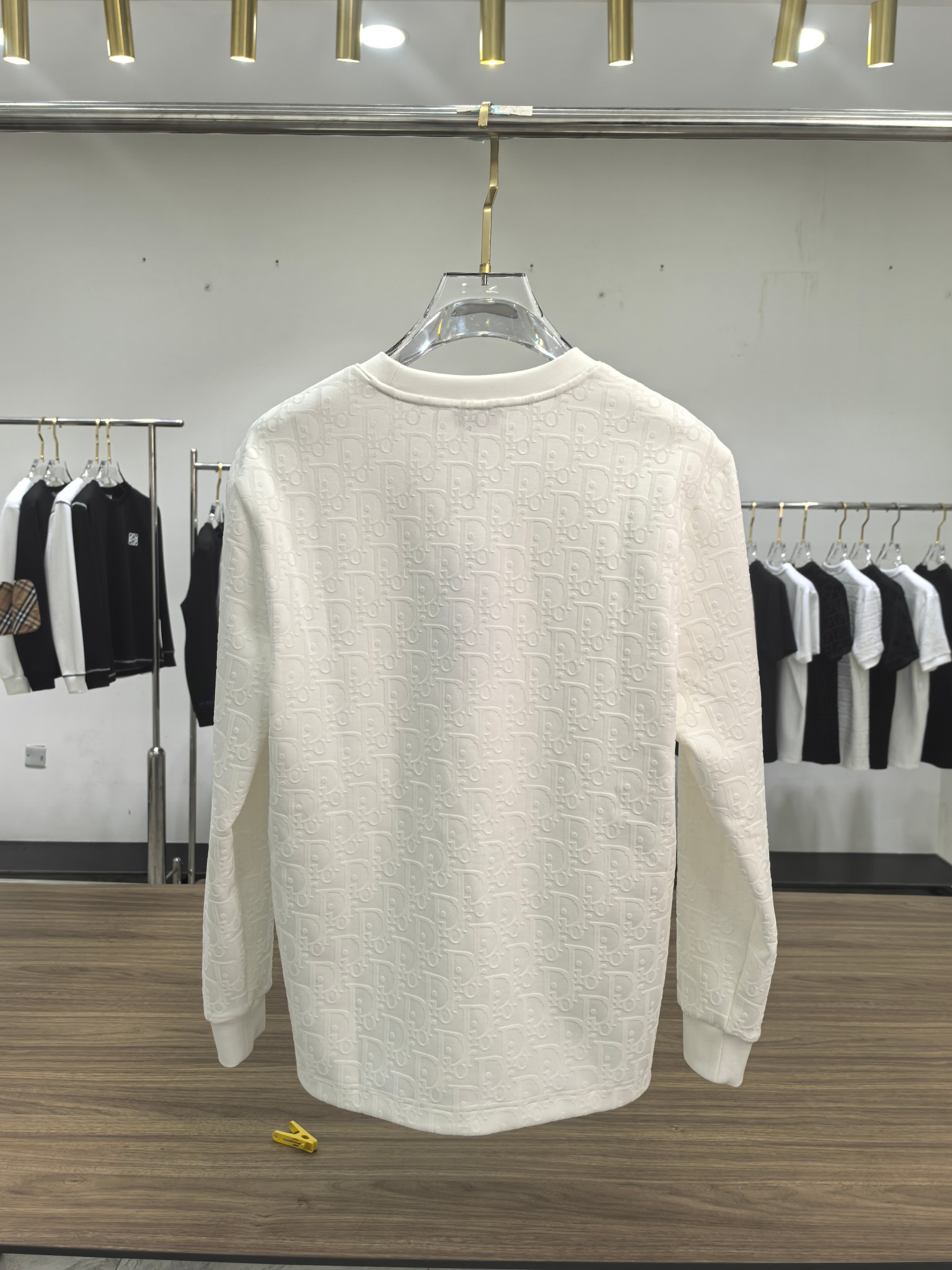 Dior 2025秋冬专柜新款 时尚休闲打底衫长袖T恤，精选进口高密度双面拉架棉面料，精致原版logo打