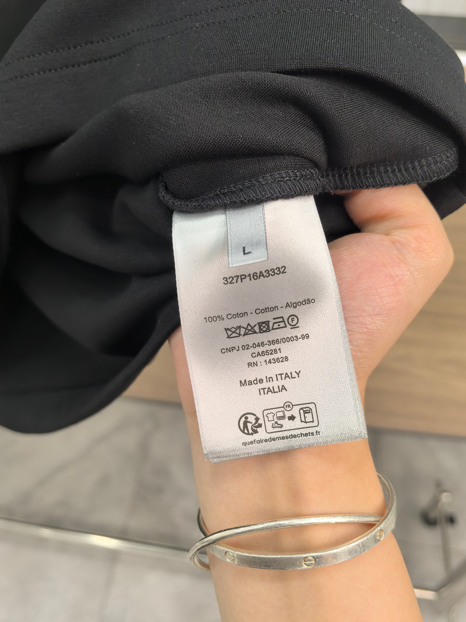 Dior 2025秋冬专柜新款 时尚休闲打底衫长袖T恤，精选进口高密度双面拉架棉面料，精致原版logo打