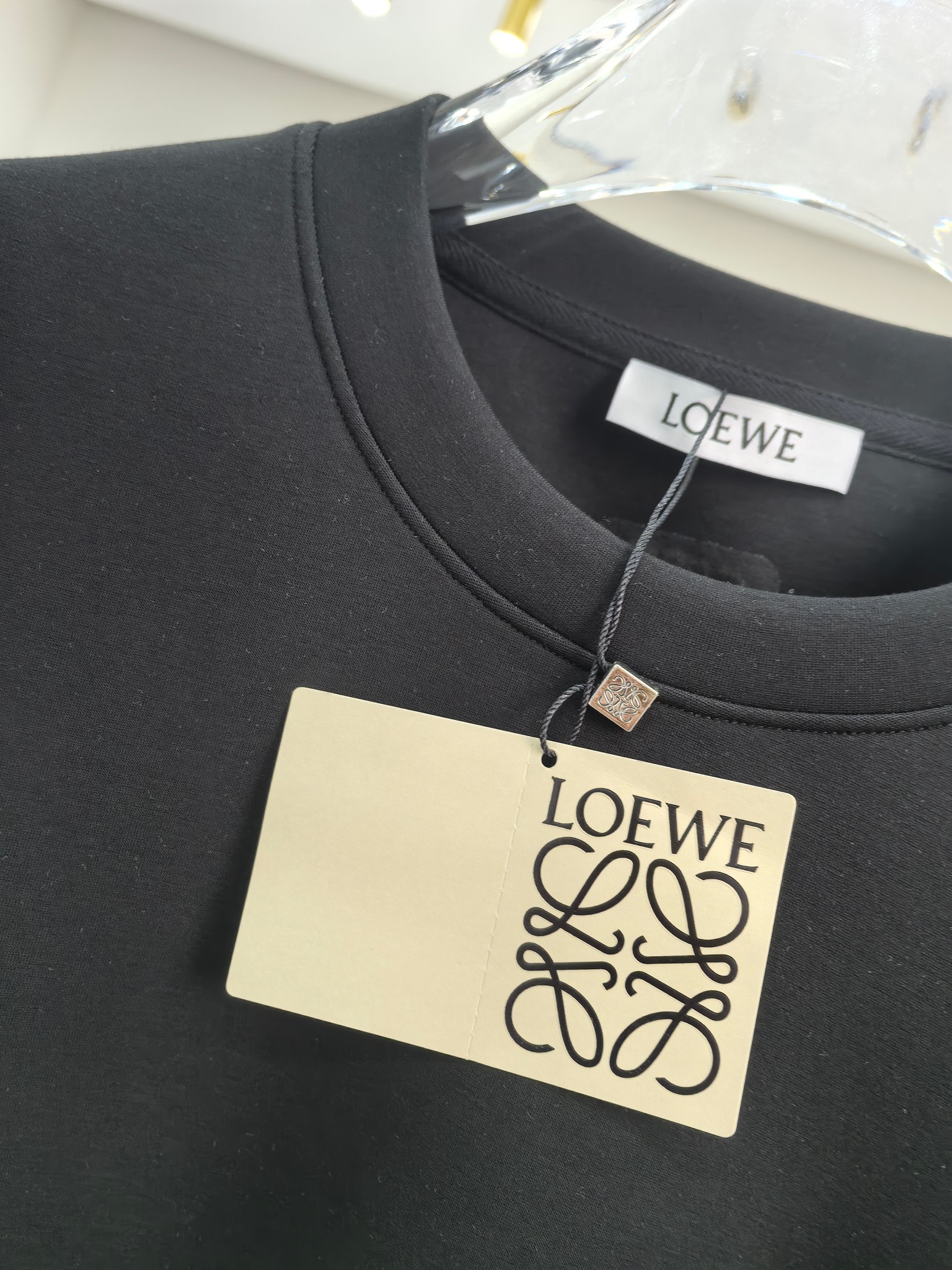 罗意威 2025秋冬专柜新款 时尚休闲打底衫长袖T恤，精选进口高密度双面拉架棉面料，精致原版logo打造