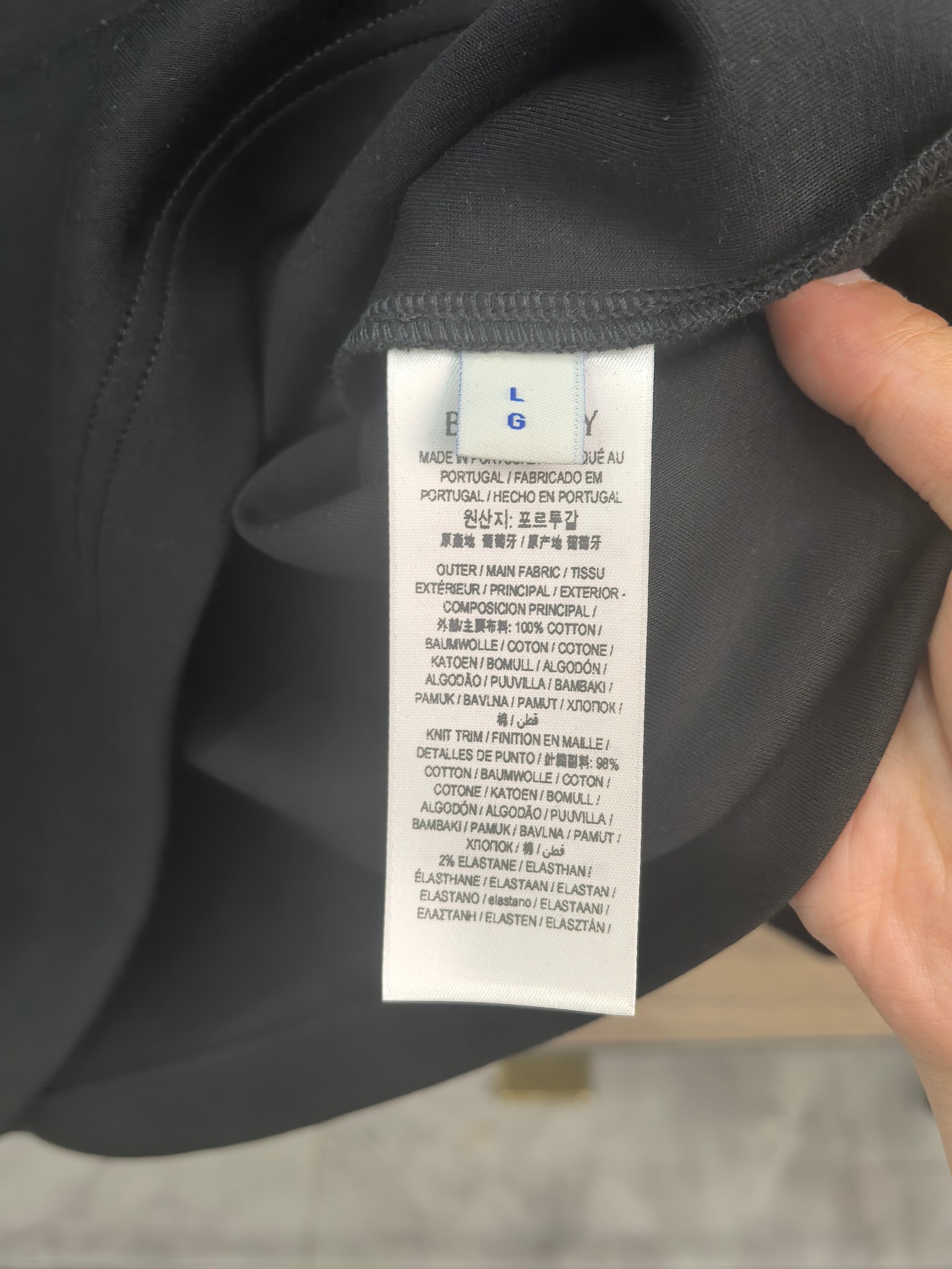 巴宝莉 2025秋冬专柜新款 时尚休闲打底衫长袖T恤，精选进口高密度双面拉架棉面料，精致原版logo打造