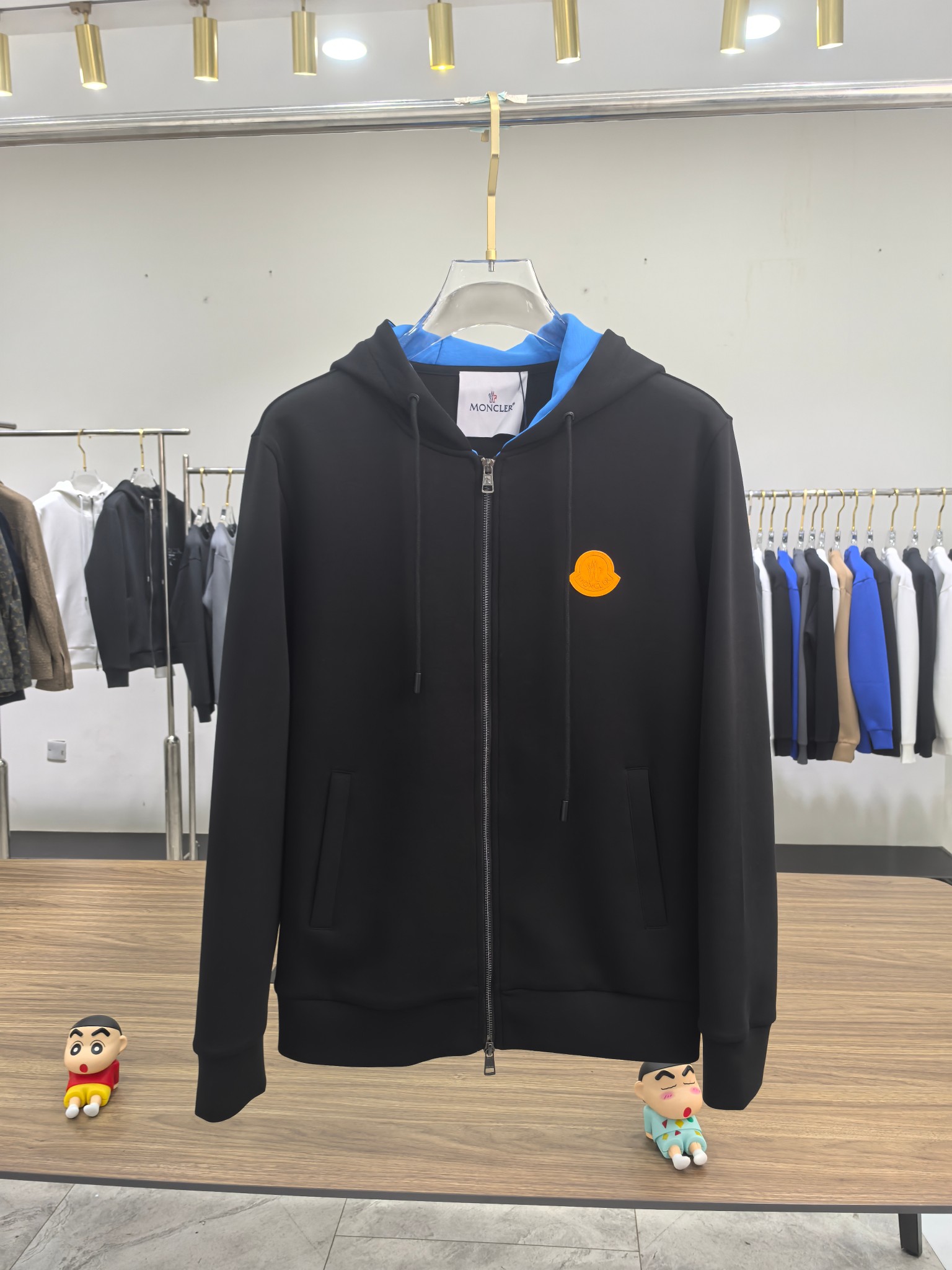 蒙口 2025秋冬最新爆款夹克外套 面料精选高支高密双股空气层长绒棉 手感超级舒服 logo精选全进口环