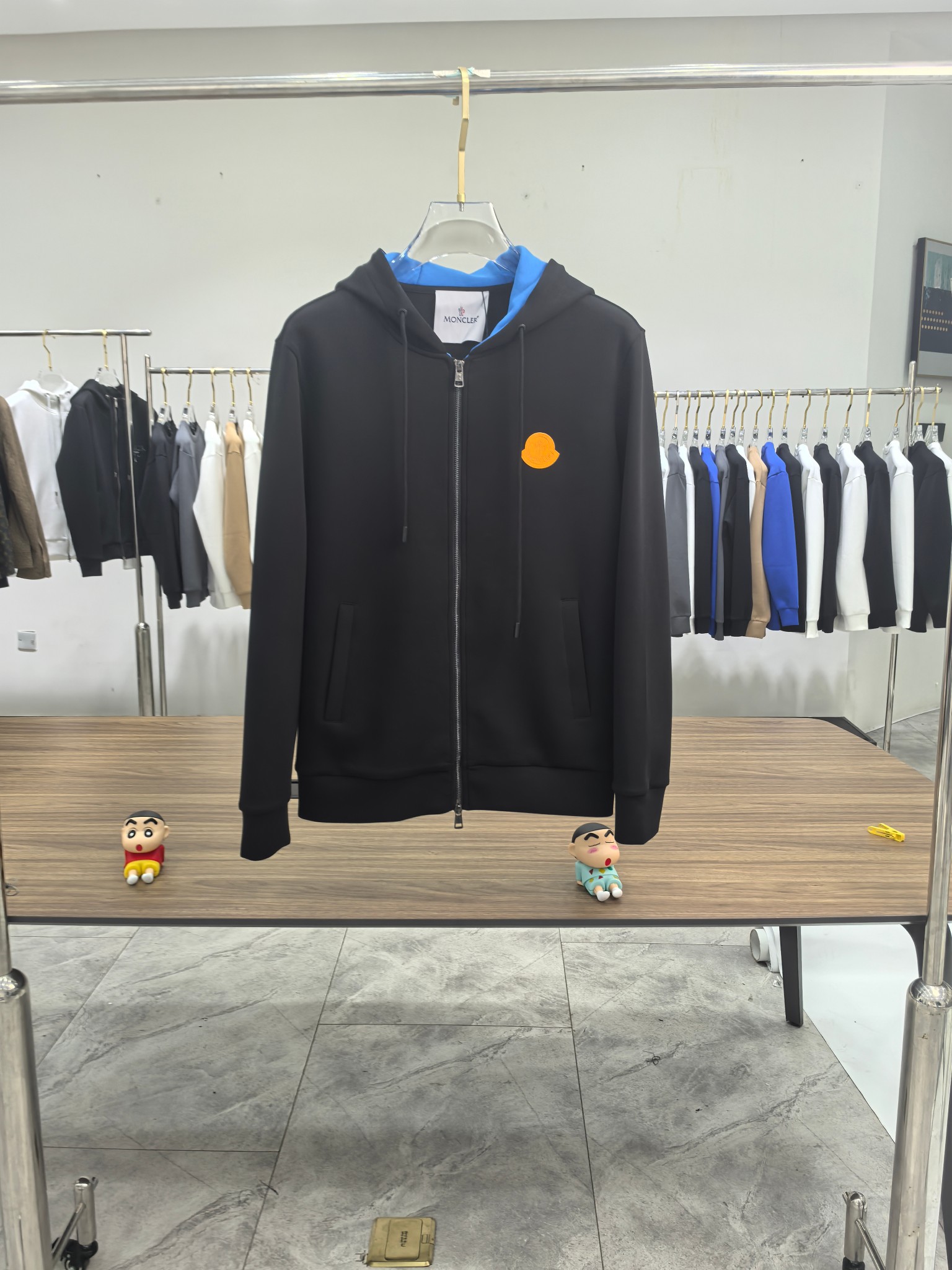 蒙口 2025秋冬最新爆款夹克外套 面料精选高支高密双股空气层长绒棉 手感超级舒服 logo精选全进口环