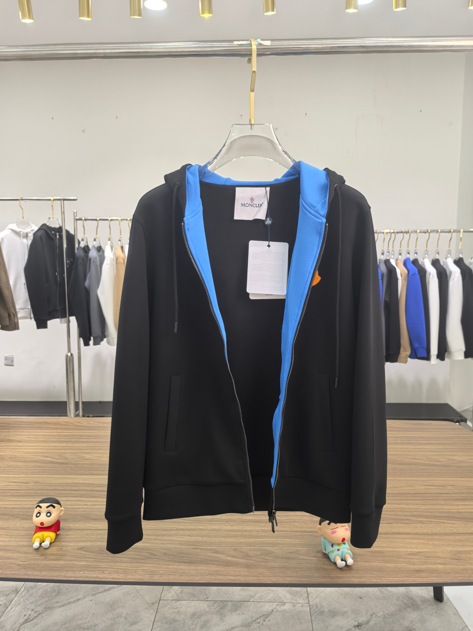 蒙口 2025秋冬最新爆款夹克外套 面料精选高支高密双股空气层长绒棉 手感超级舒服 logo精选全进口环