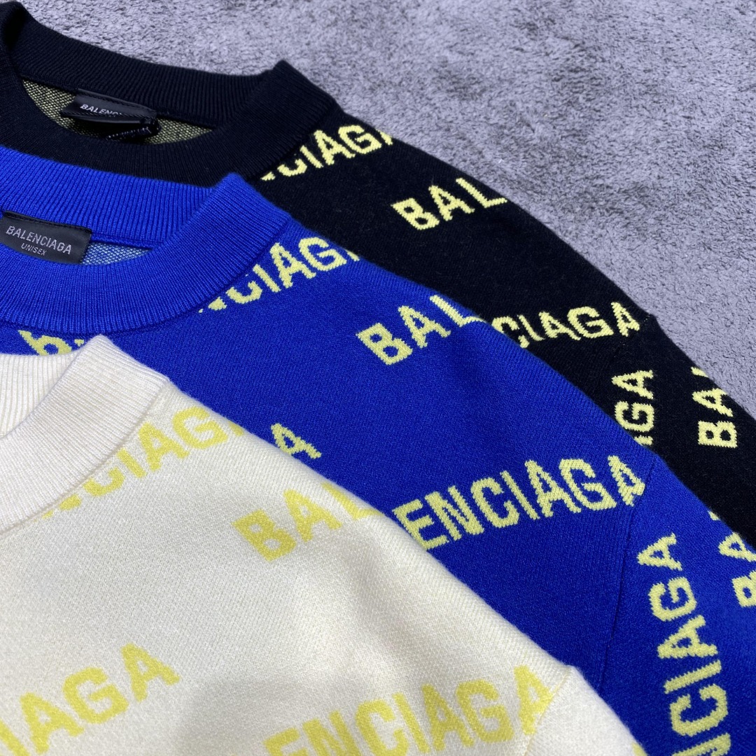 巴黎世家2025毛衣外套 2025秋冬最新系列，专柜1:1顶级复刻，全品相！加厚款，时下最流行的老钱风，