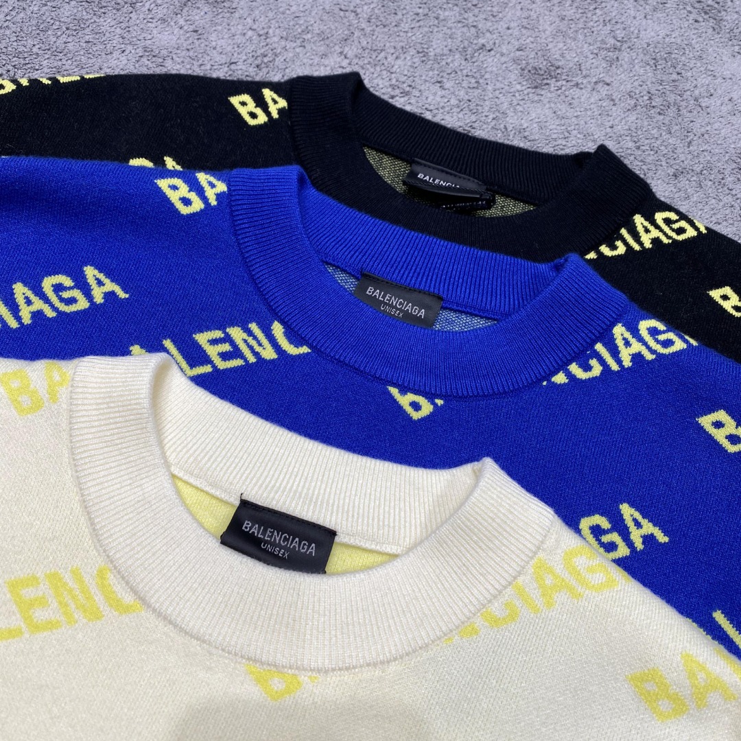 巴黎世家2025毛衣外套 2025秋冬最新系列，专柜1:1顶级复刻，全品相！加厚款，时下最流行的老钱风，