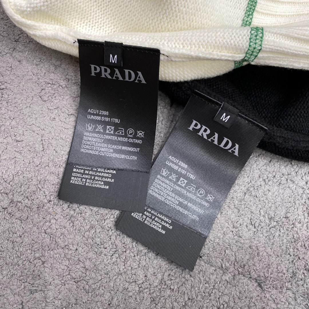 普拉达2025毛衣外套 2025秋冬最新系列，专柜1:1顶级复刻，全品相！加厚款，时下最流行的老钱风，老