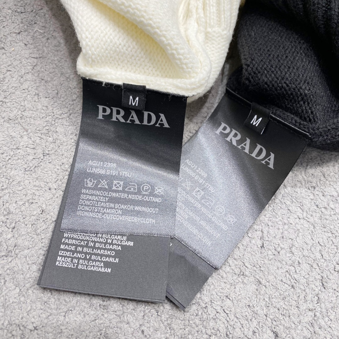 普拉达2025毛衣外套 2025秋冬最新系列，专柜1:1顶级复刻，全品相！加厚款，时下最流行的老钱风，老