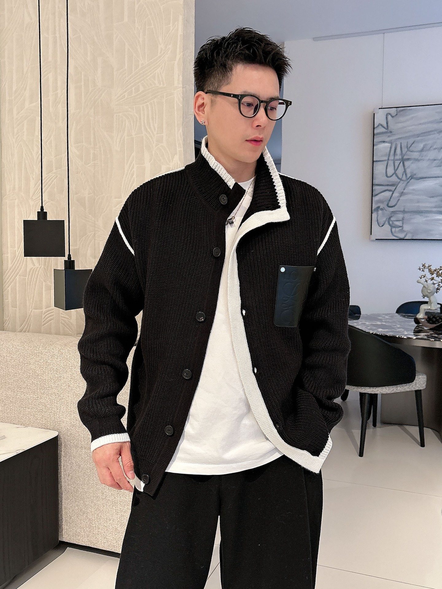 罗意威 2025毛衣外套 2025秋冬最新系列，专柜1:1顶级复刻，全品相！加厚款，时下最流行的老钱风，