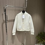 Thom Browne Clothing Coats & Jackets Brown Grey White Splicing Casual