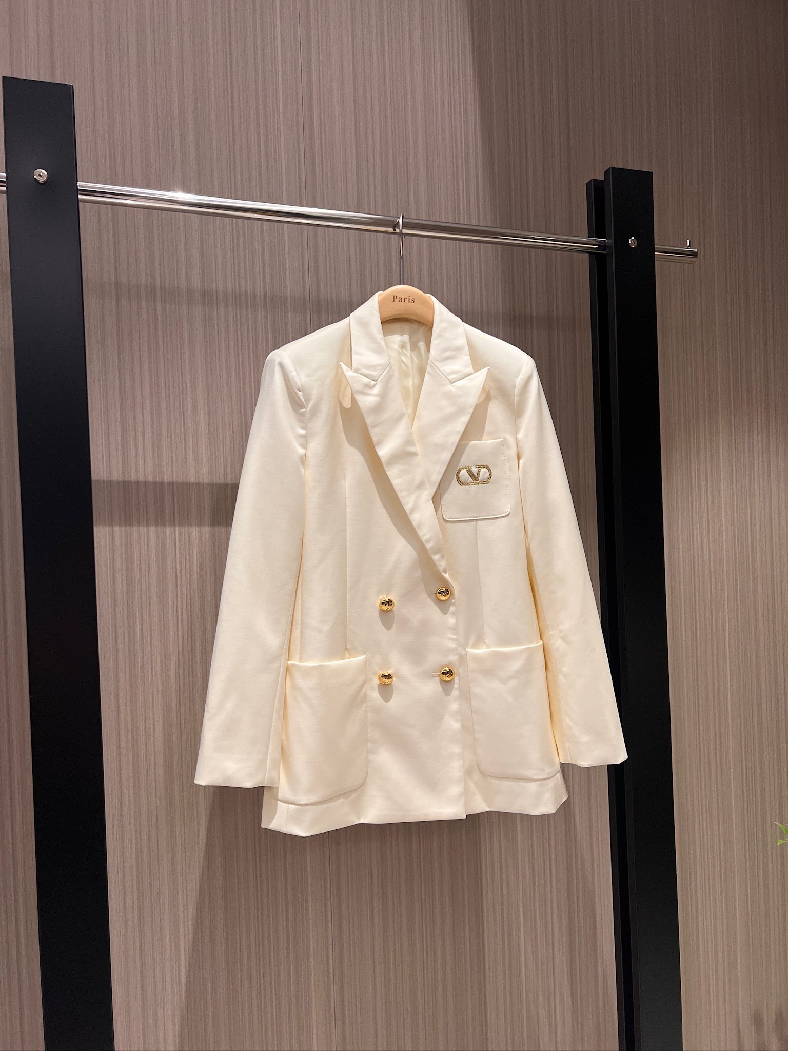 NO:474640,Recommended new models in early autumn Jolin Tsai, Yang Zi, Guan Xiaotong, Yang Zishan, Liu Xin, All-Star style, College style blazer, open mold double row gold buckle, embroidered gold thread logo pocket decoration loose casual, sweet and cool sister, essential for commuting and age reduction, dark blue and white SML,, jackets & coats, business suit, alexander wang19860909早秋新款推荐蔡依林杨紫关晓彤杨子珊刘忻 全明星同款 学院风西装外套 开模双排金扣 刺绣金线logo口袋装饰宽松休闲 甜酷飒姐 干练通勤减龄必备 深蓝白色 SML,,jackets & coats,business suit,alexander wang,Women's clothing