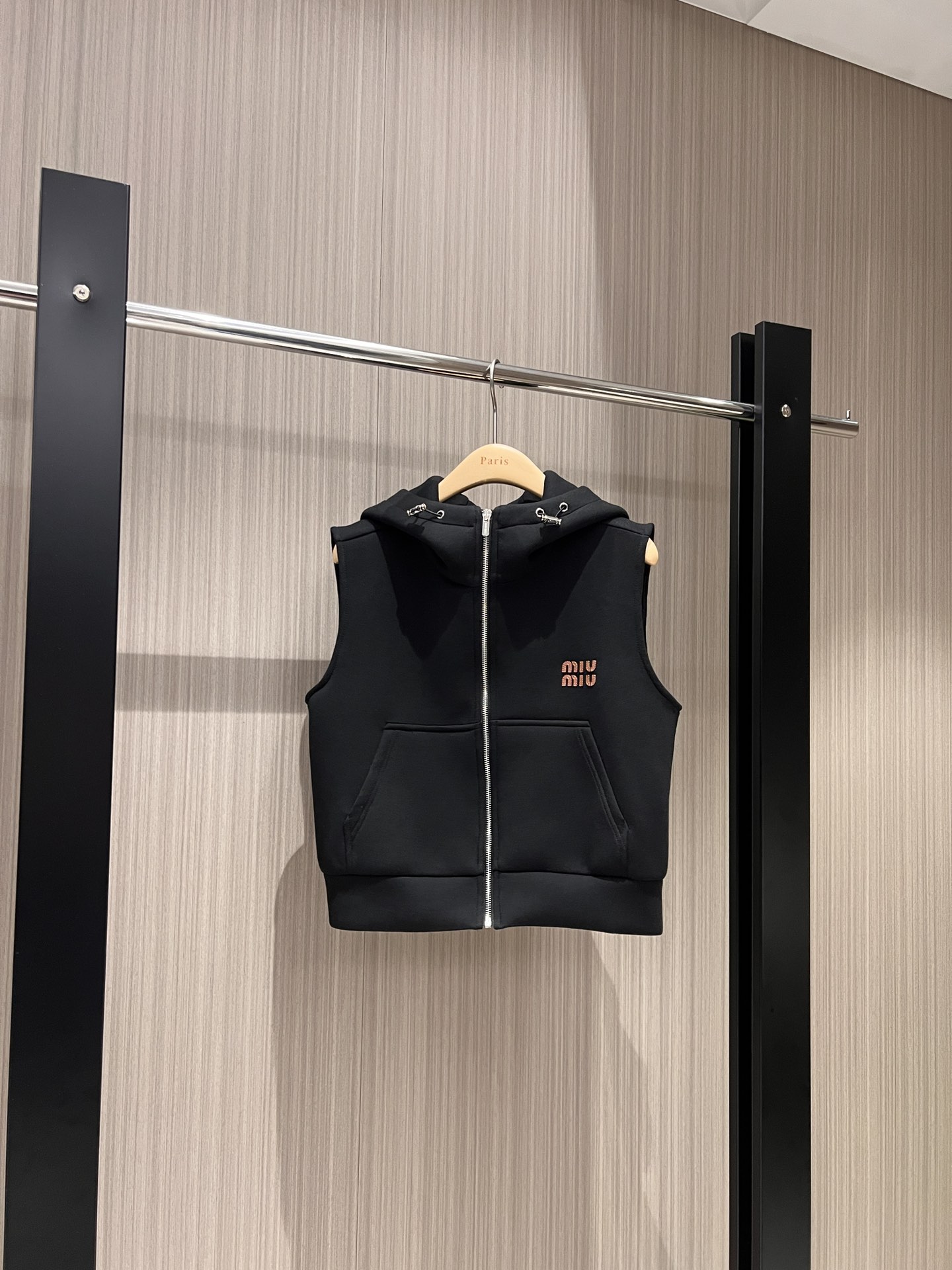 NO:456826,New style recommended patch embroidered logo letter decoration Hooded air cotton vest jacket short design Zipper sports and casual sweet and cool age-reducing versatile and not picky black and gray SML, jackets & coats,hats,alexander wang19860909新款推荐贴布刺绣logo字母装饰 连帽空气棉马甲外套短款设计 拉链运动休闲甜酷减龄 百搭不挑人 黑色灰色 SML,,jackets & coats,hats,alexander wang,Women's clothing