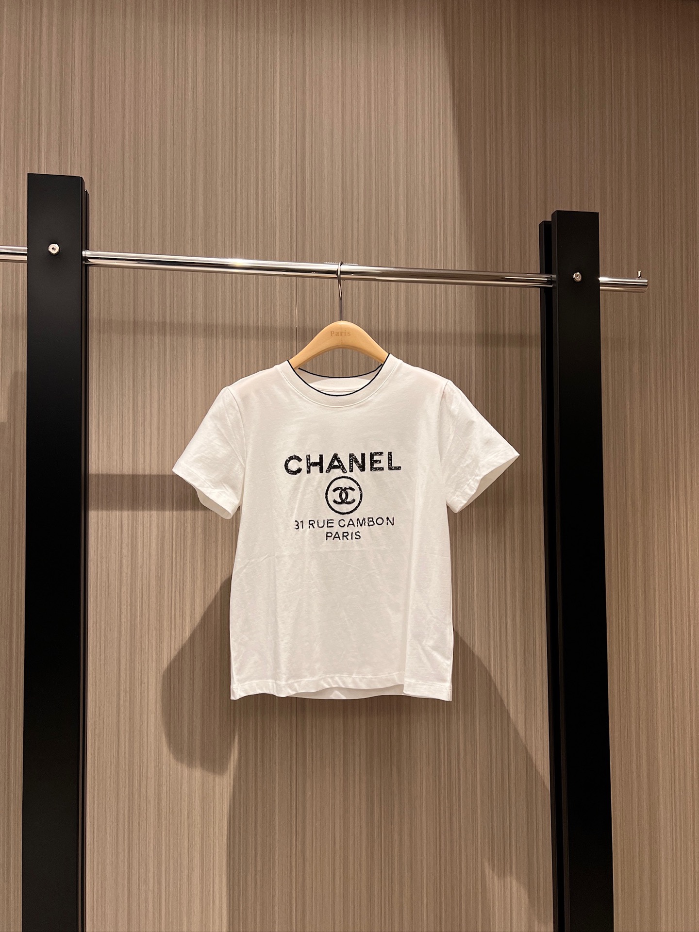 NO:314490,New embroidered sequin logo letter T-shirt small style, slim and slim, age-reducing versatile dark blue white SML, tees, t-shirt, alexander wang19860909新款刺绣亮片logo字母T恤小版型 修身显瘦 减龄百搭深蓝白色 SML,,tees，t-shirt,alexander wang,Women's clothing