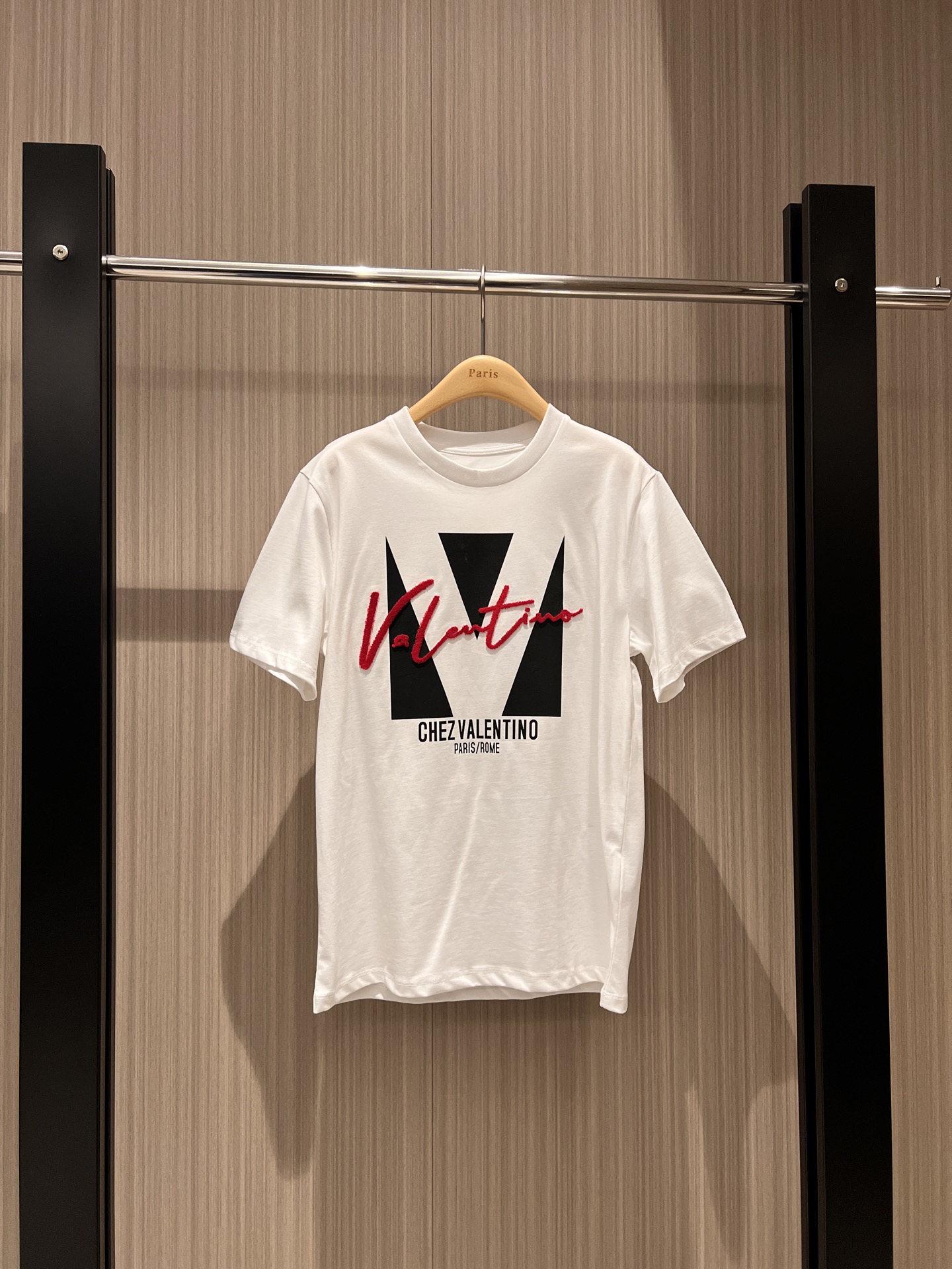 NO:315083,New three-dimensional toothbrush embroidered logo letter T-shirt loose and casual slim and versatile black and white powder SML, tees, t-shirt, alexander wang19860909新款立体牙刷绣logo字母T恤宽松休闲 显瘦百搭黑白粉 SML,,tees，t-shirt,alexander wang,Women's clothing