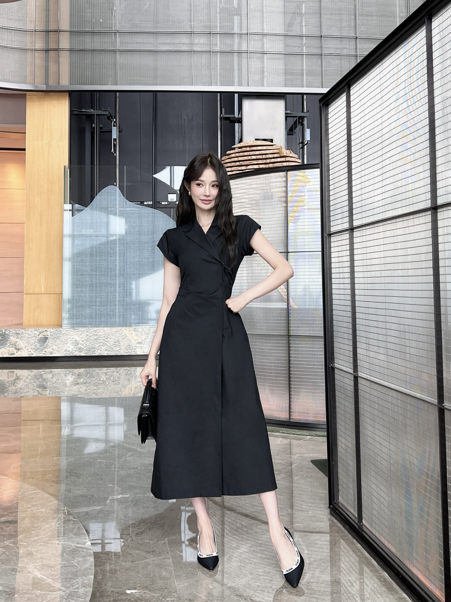 NO:320219,black dress, skirts,alexander wang19860909黑色连衣裙,,skirts,alexander wang,Women's clothing