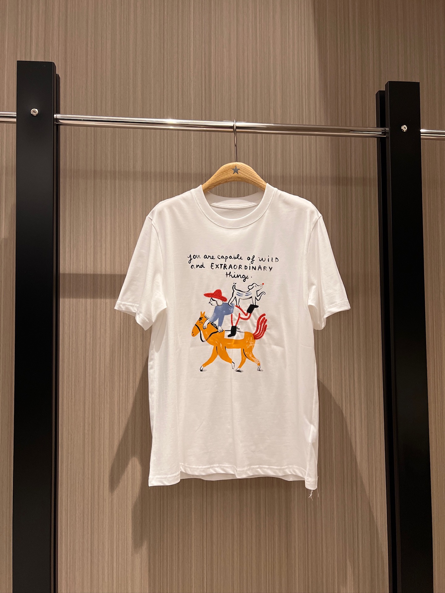NO:321370,New embroidered circus performance T-shirt cute casual age-reducing versatile gray white SM, tees, t-shirt, alexander wang19860909新款刺绣马戏团表演T恤可爱休闲 减龄百搭灰色白色 SM,,tees，t-shirt,alexander wang,Women's clothing