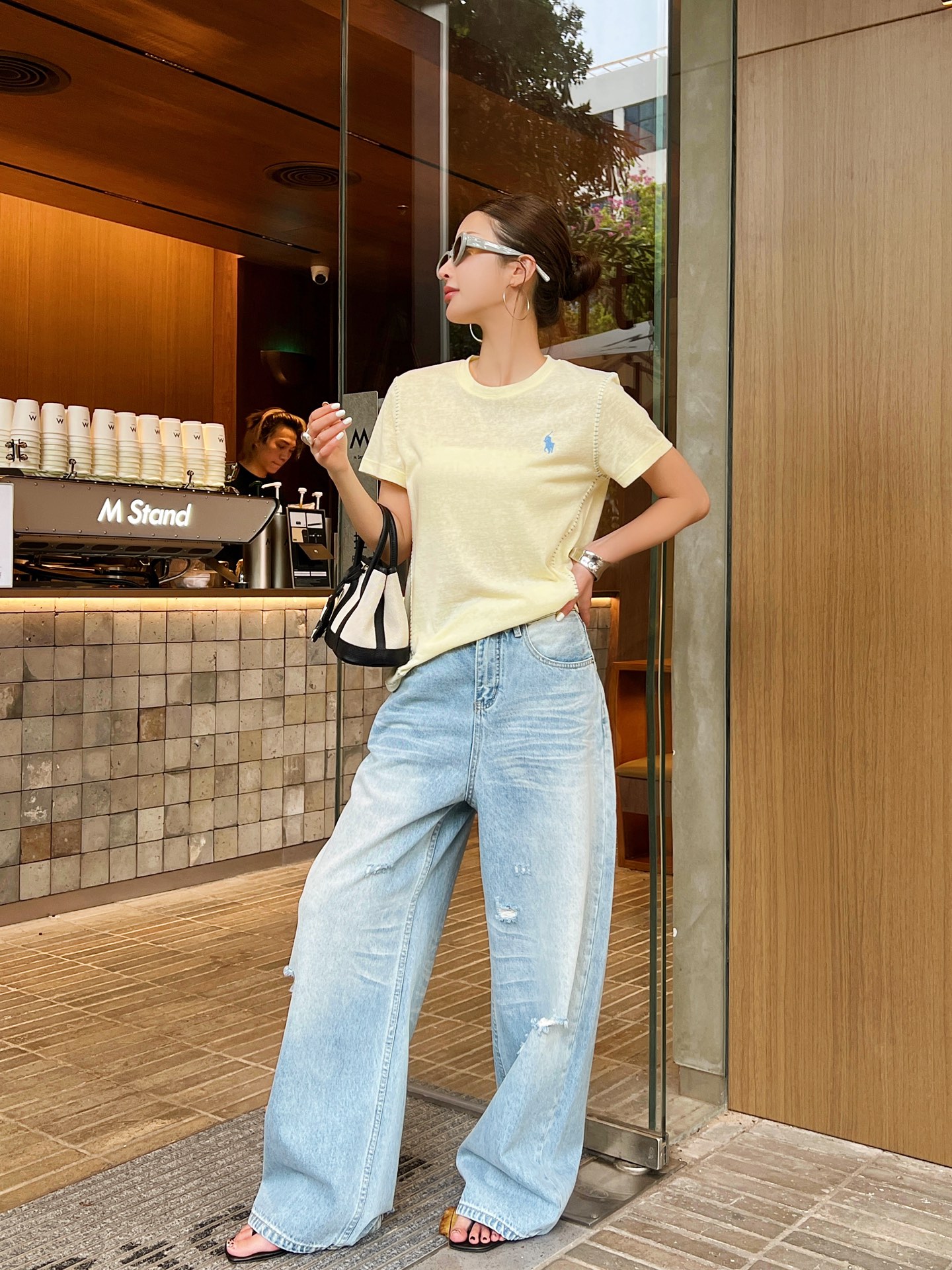 NO:321935,goose yellow, alexander wang19860909鹅黄色,,alexander wang,Women's clothing