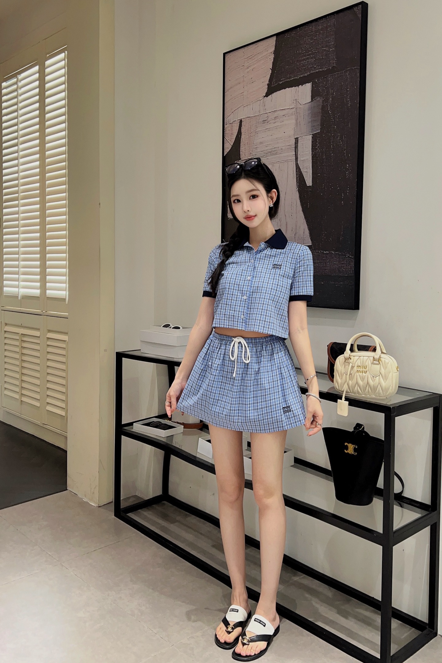 NO:410355,Cute miu wind,,miu miu,alexander wang19860909可爱miu风,,miumiu,alexander wang,Women's clothing