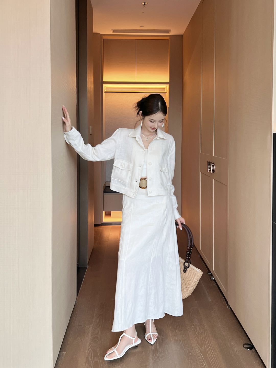 NO:421695,Jacket Skirts are essential for old money, skirts, jackets & coats, alexander wang19860909外套 半裙老钱必备,,skirts,jackets & coats,alexander wang,Women's clothing