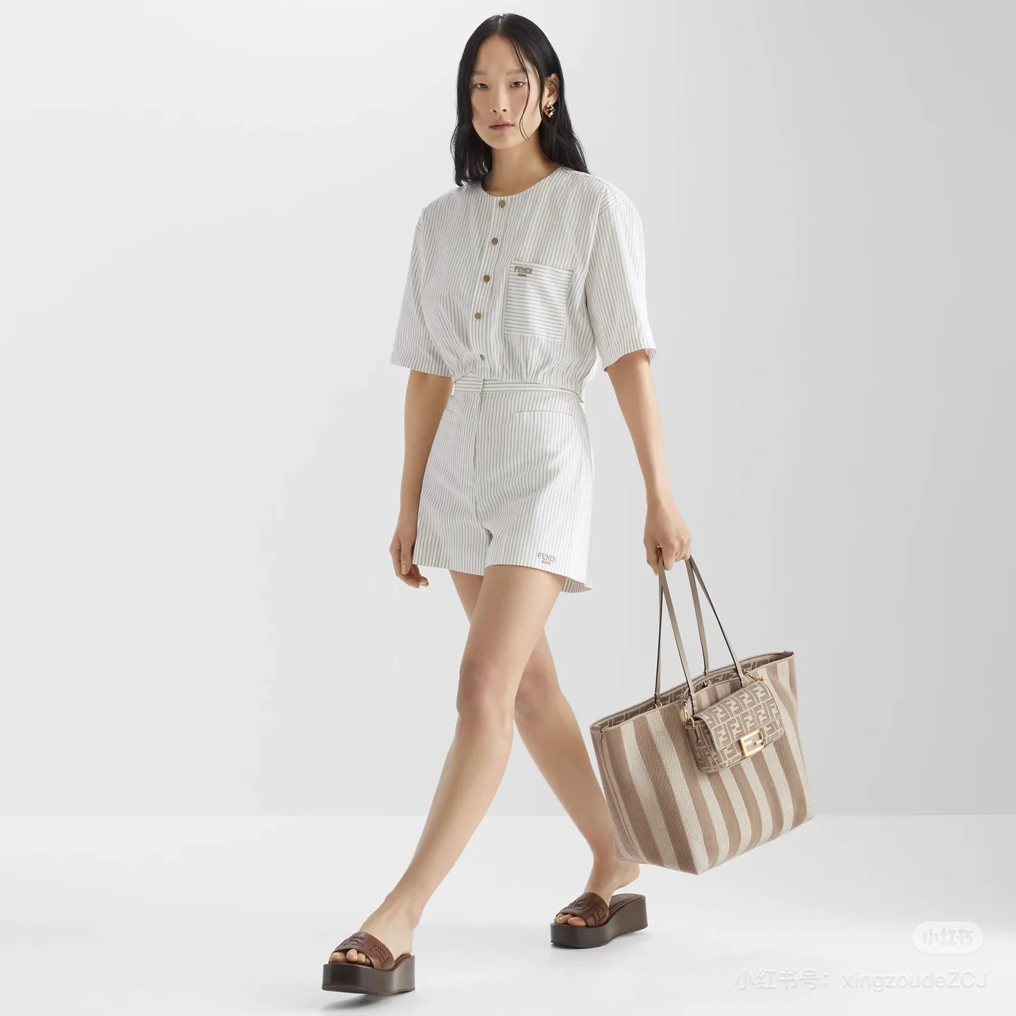 NO:424934,Top shorts white strips, shorts,alexander wang19860909上衣 短裤白色条,,shorts,alexander wang,Women's clothing